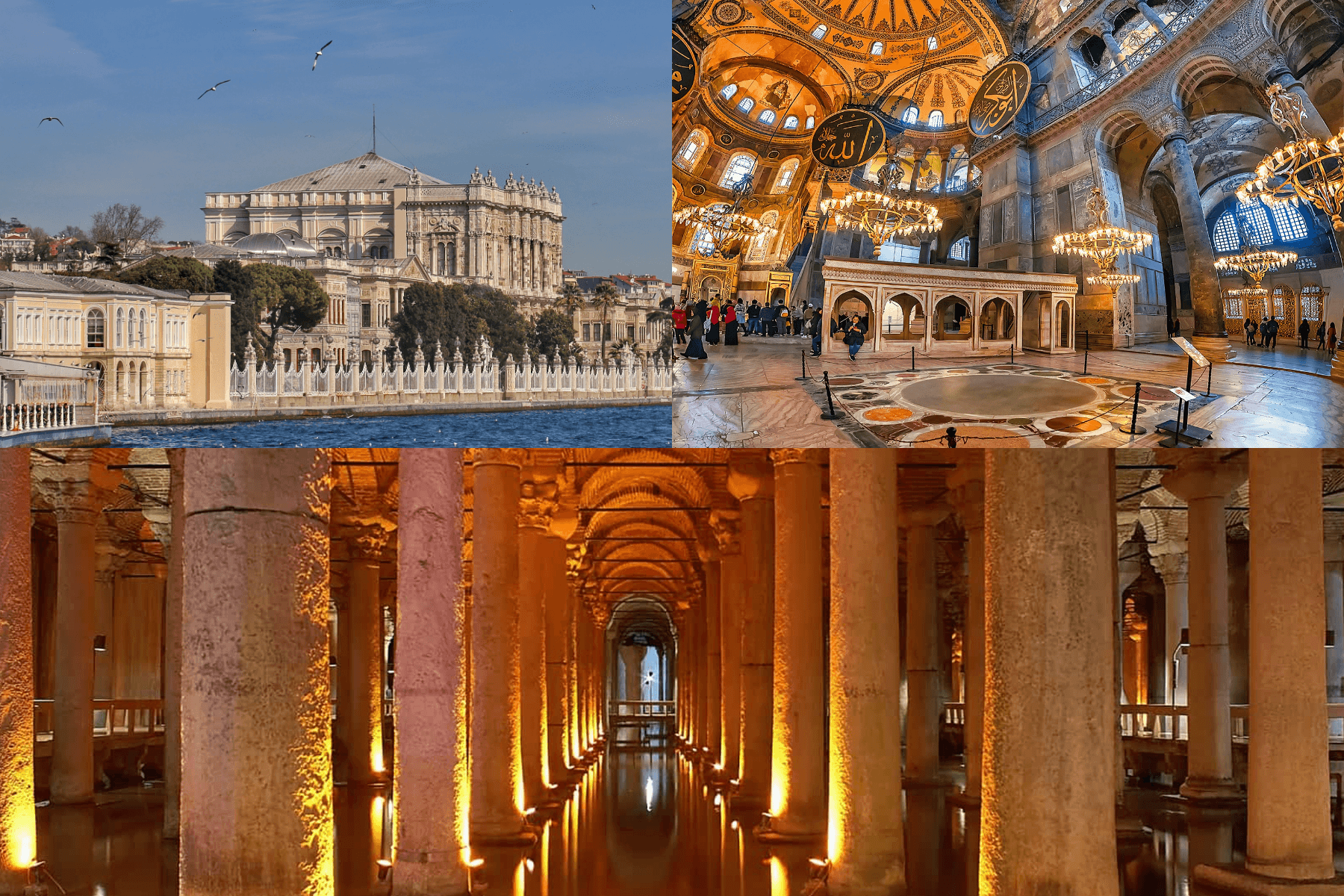Istanbul Combo: Hagia Sophia, Dolmabahce & Basilica + Audio