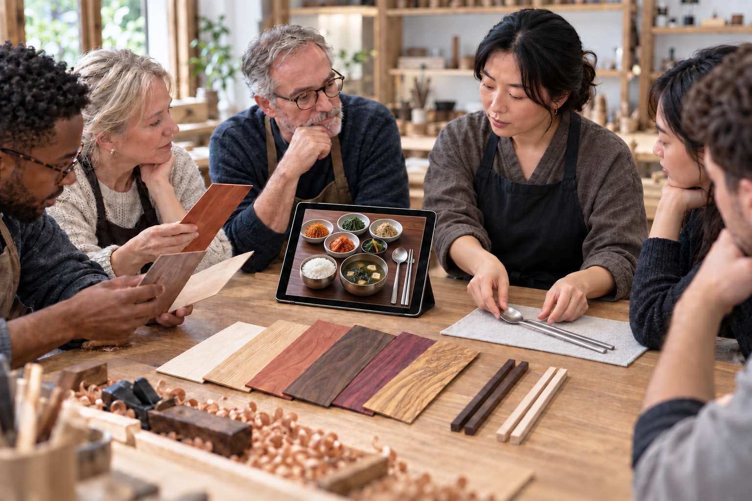 Seoul: Wooden Chopstick-Making Workshop in Hongdae 3