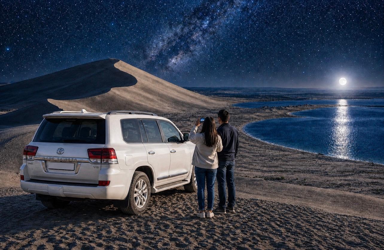 Doha: Night Desert Safari Stargazing Dune Bashing,Camel Ride