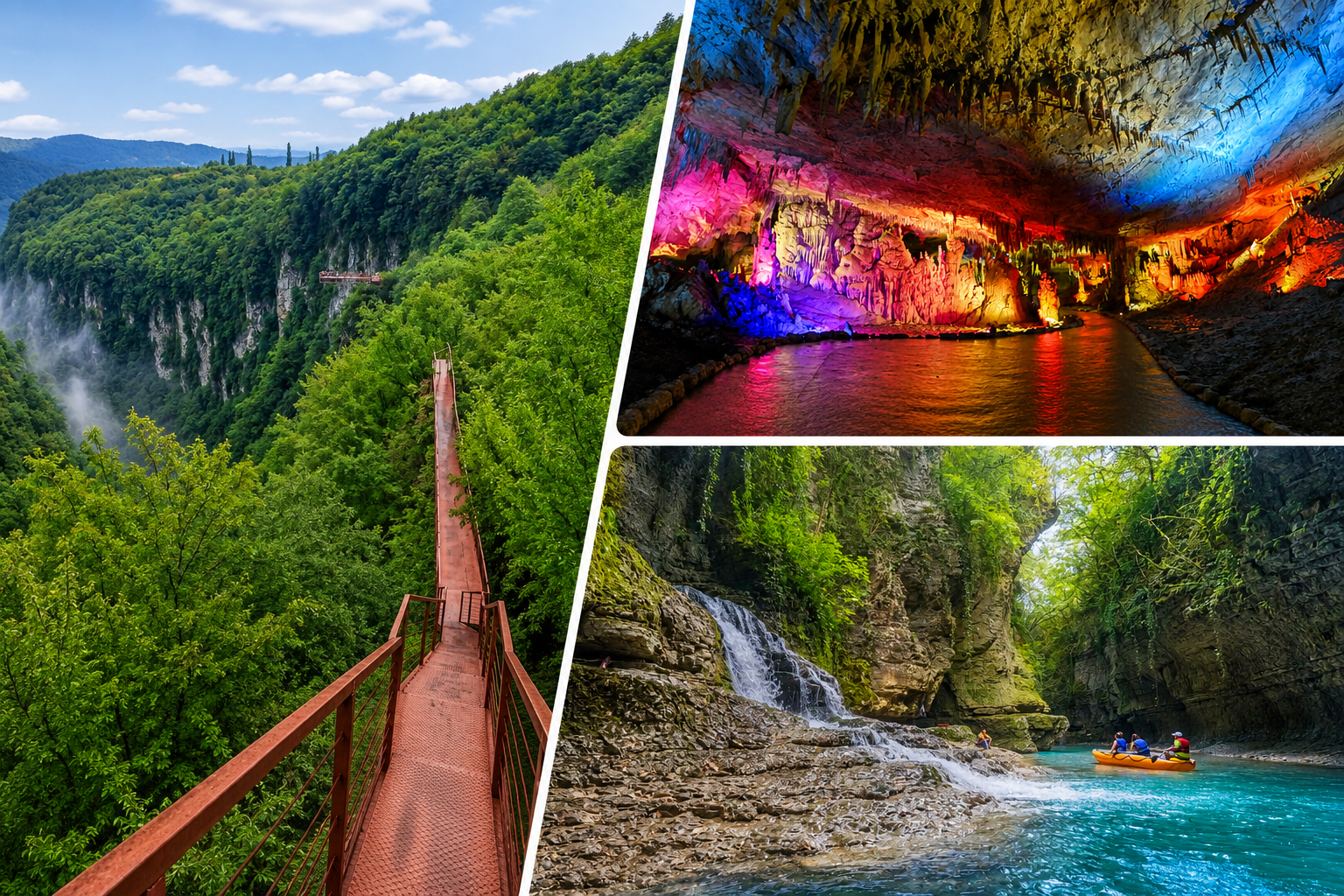 Prometheus Cave, Martvili & Okatse Canyon with Georgian Lunh 2