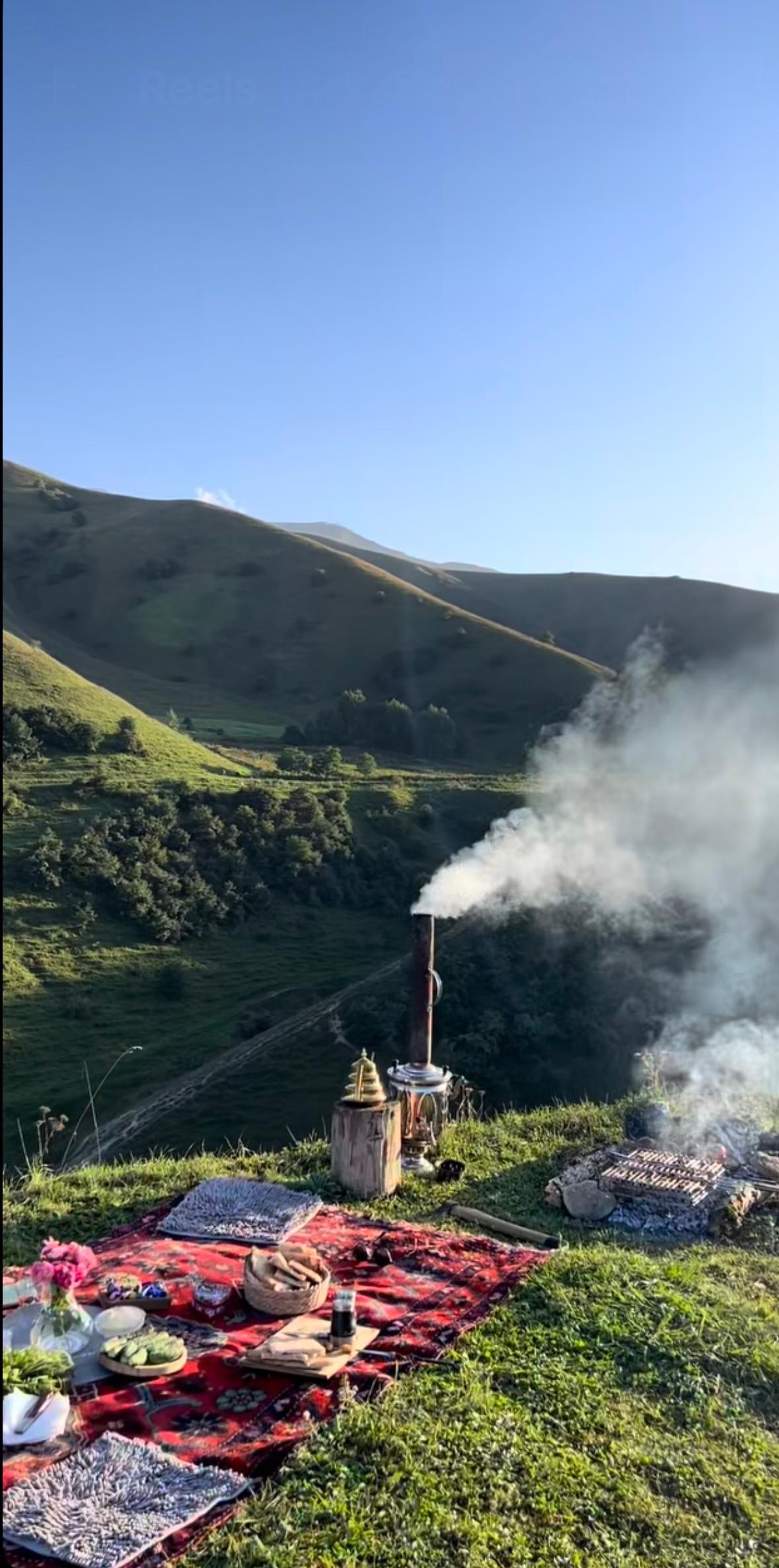 From Baku: Tufandagh Camping Trip with BBQ