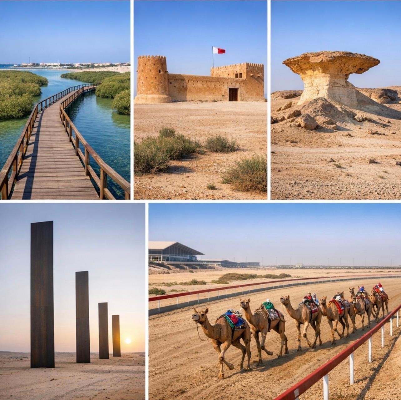 Doha: North & West Qatar Heritage & Desert Art Discovery