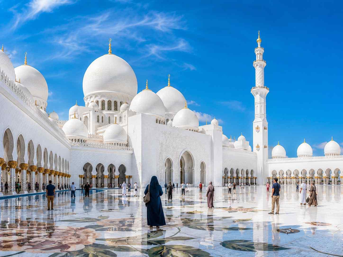 From Dubai: Private Abu Dhabi Tour with Grand Mosque Visit