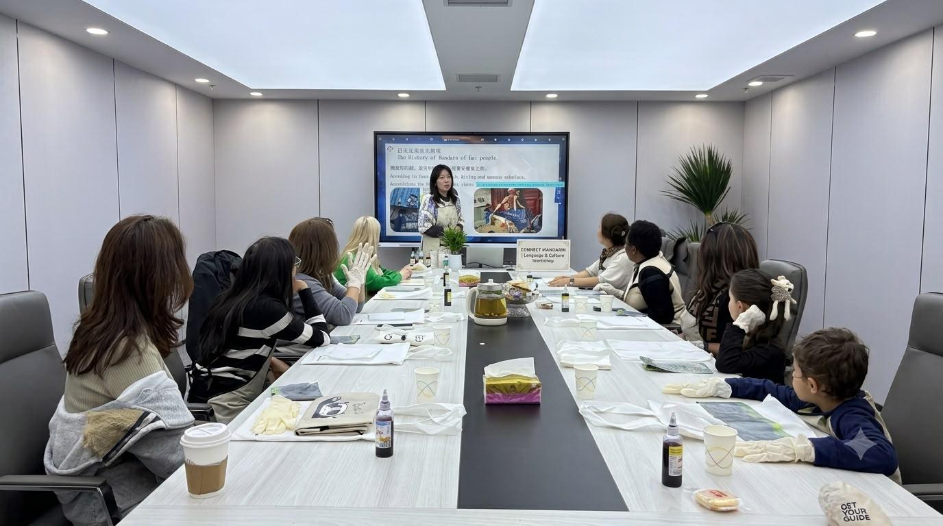 Traditional Chinese Tie-Dye Workshop in Beijing
