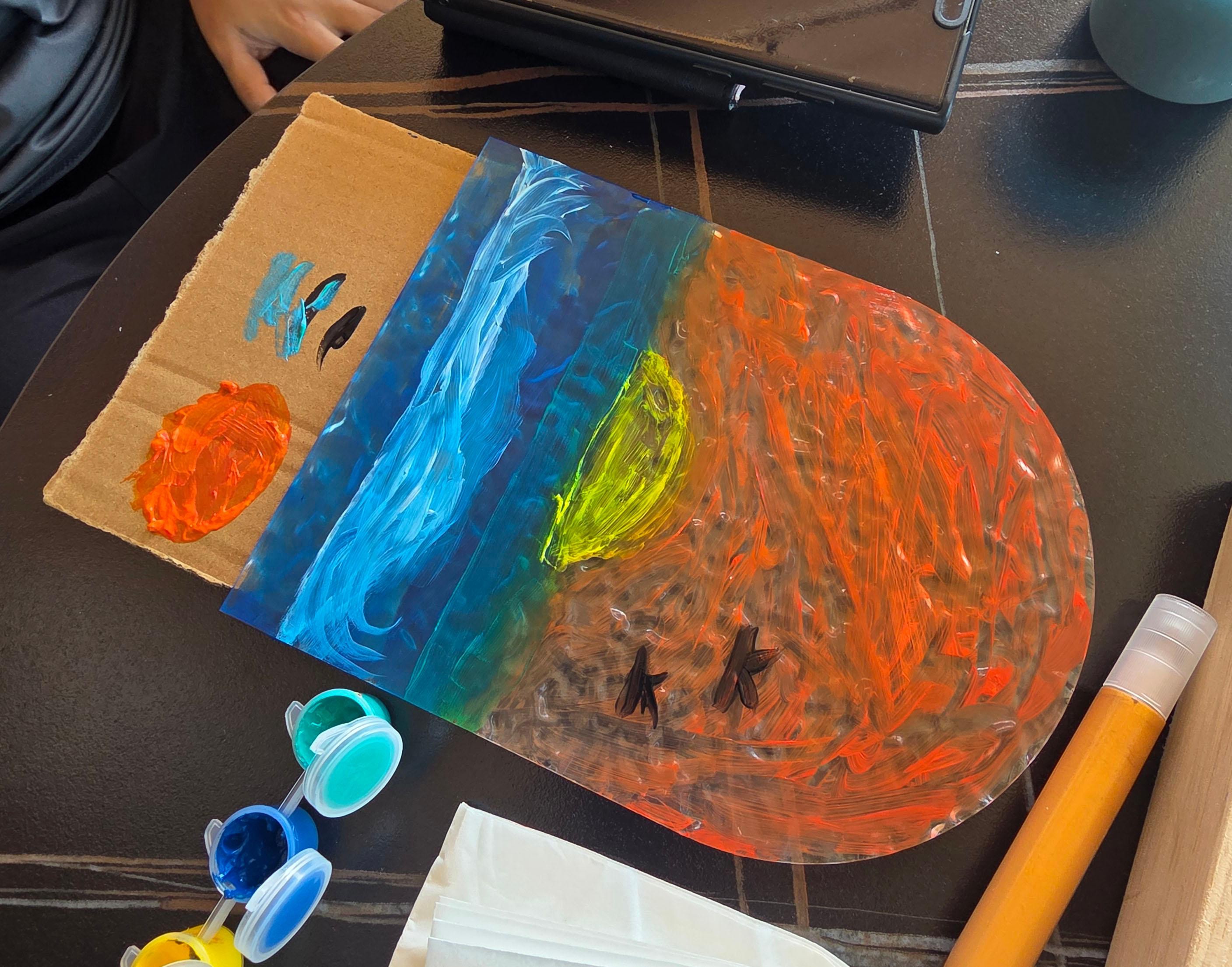 Hong Kong Central : Glass Lamp Painting Workshop 3