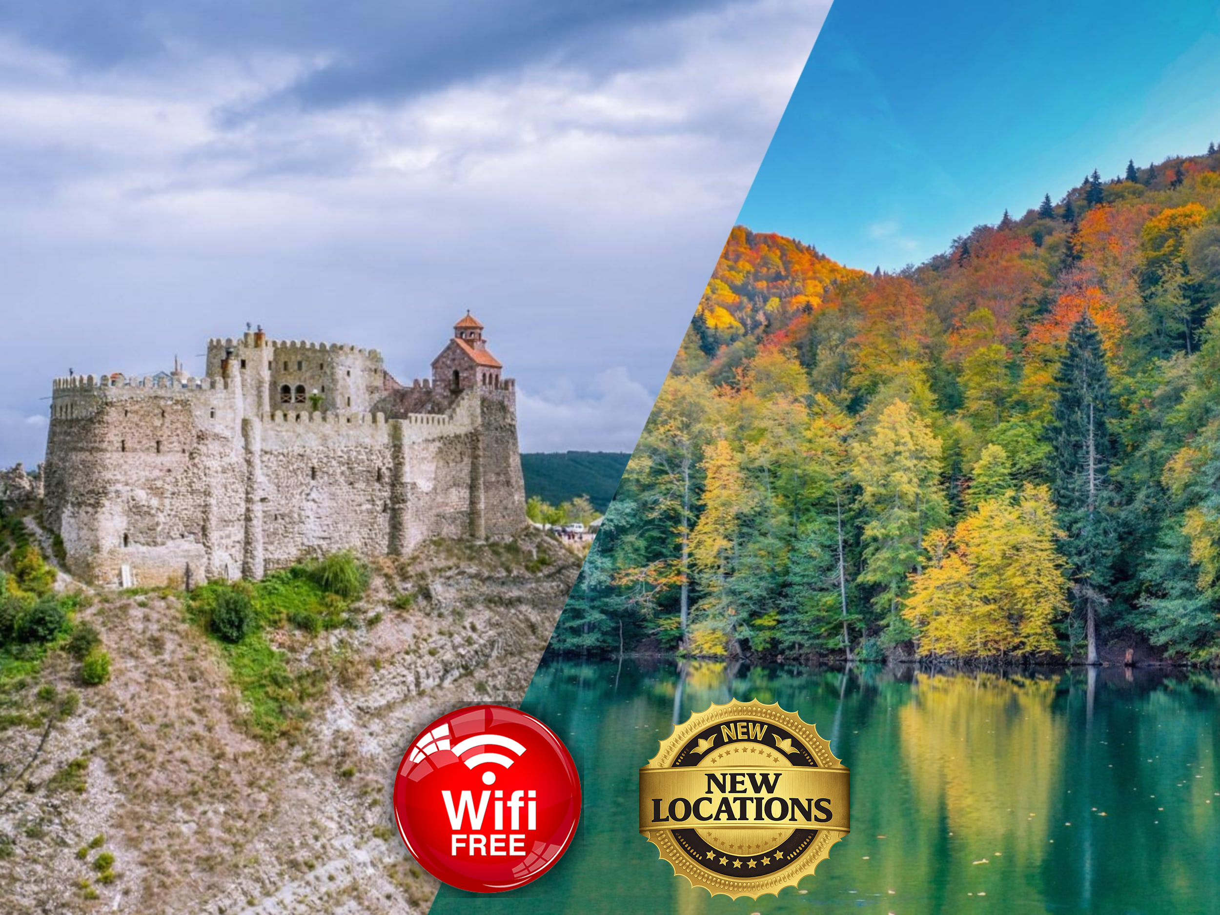 Kutaisi: Dzama Gorge, Mzovreti Monastery & Bateti Lake Tour