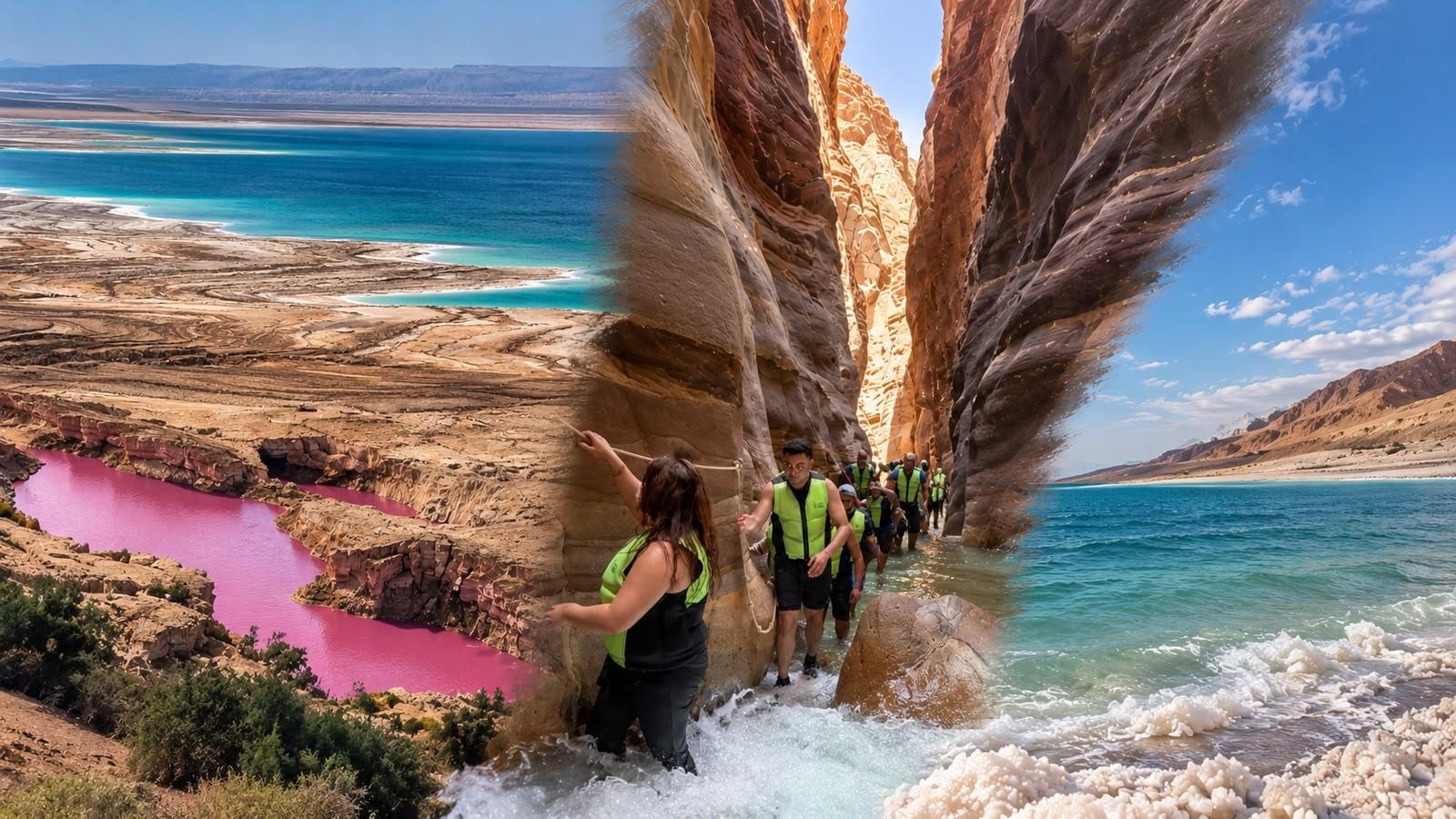 Exclusive Private Tour to Wadi Mujib, Pink Lake & Dead Sea — guided tour in Amman