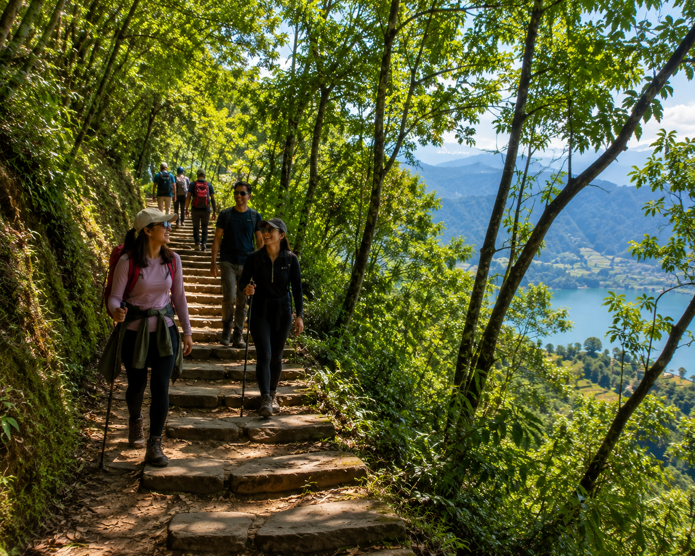 From Pokhara: Sundari Danda & Begnas Lake Day Hike