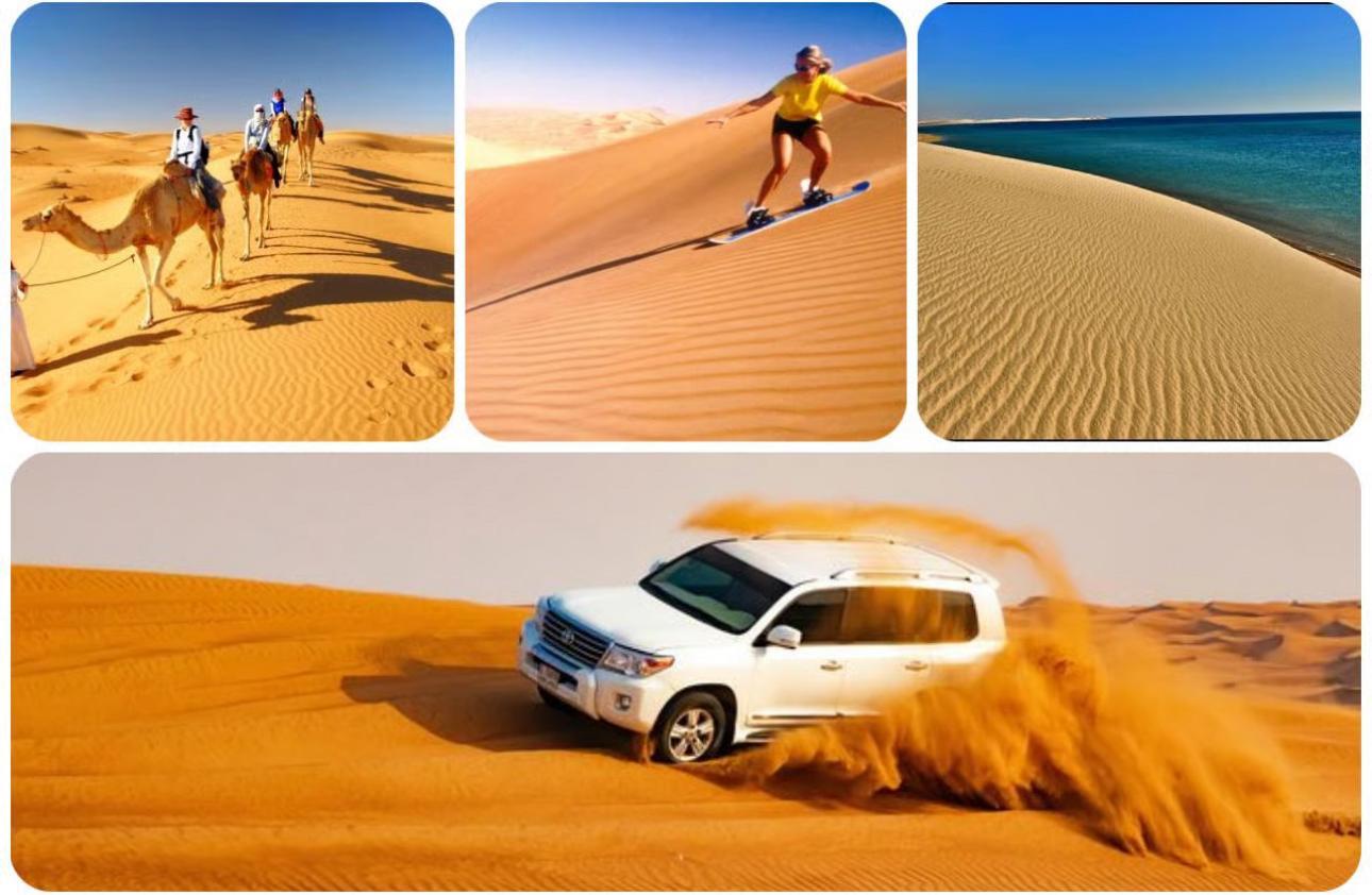 Qatar Desert Safari: Dune Bashing, Sandboarding & Inland Sea