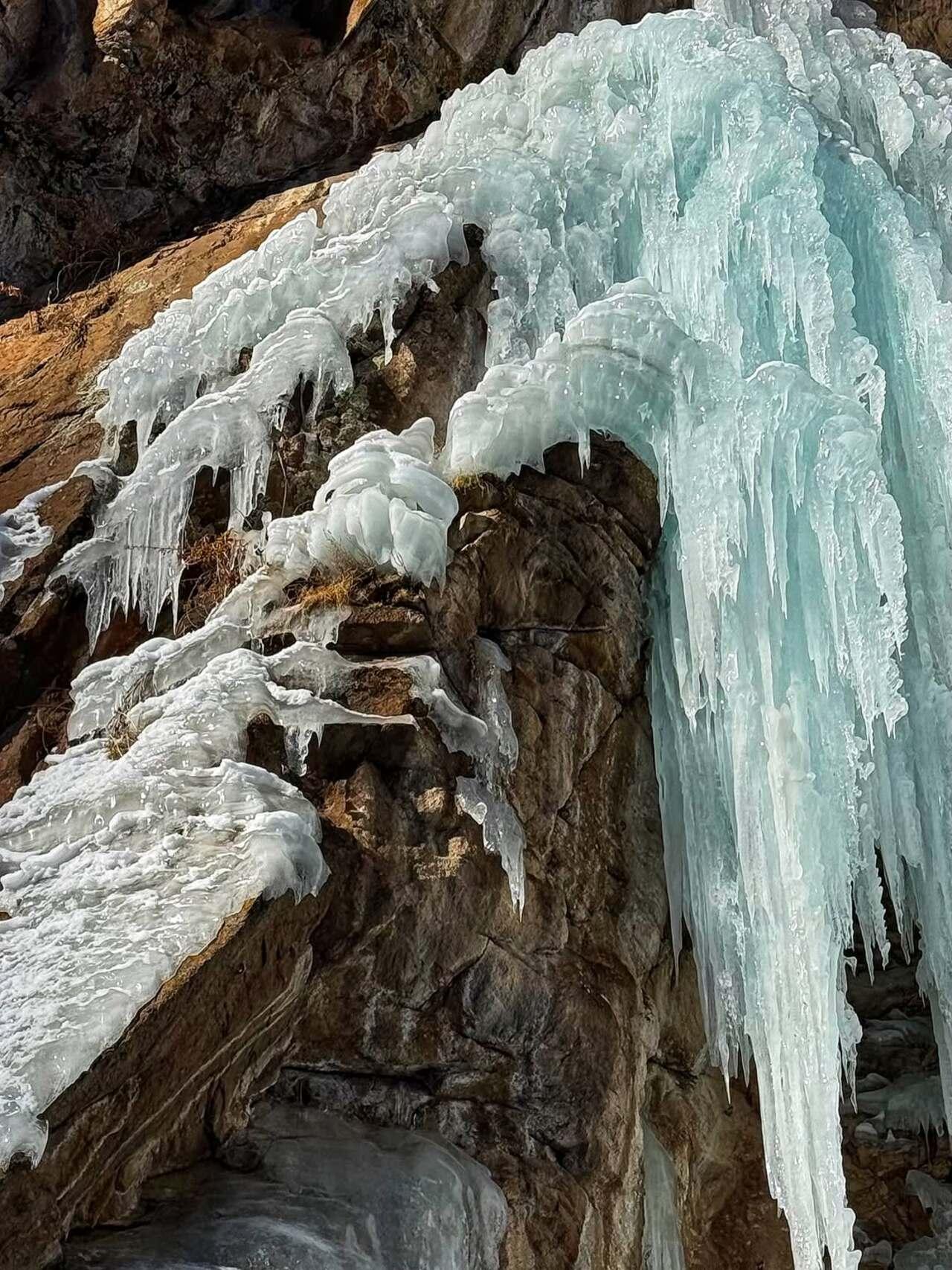 From Almaty: Winter Hike to Frozen Butakovsky Waterfall 3