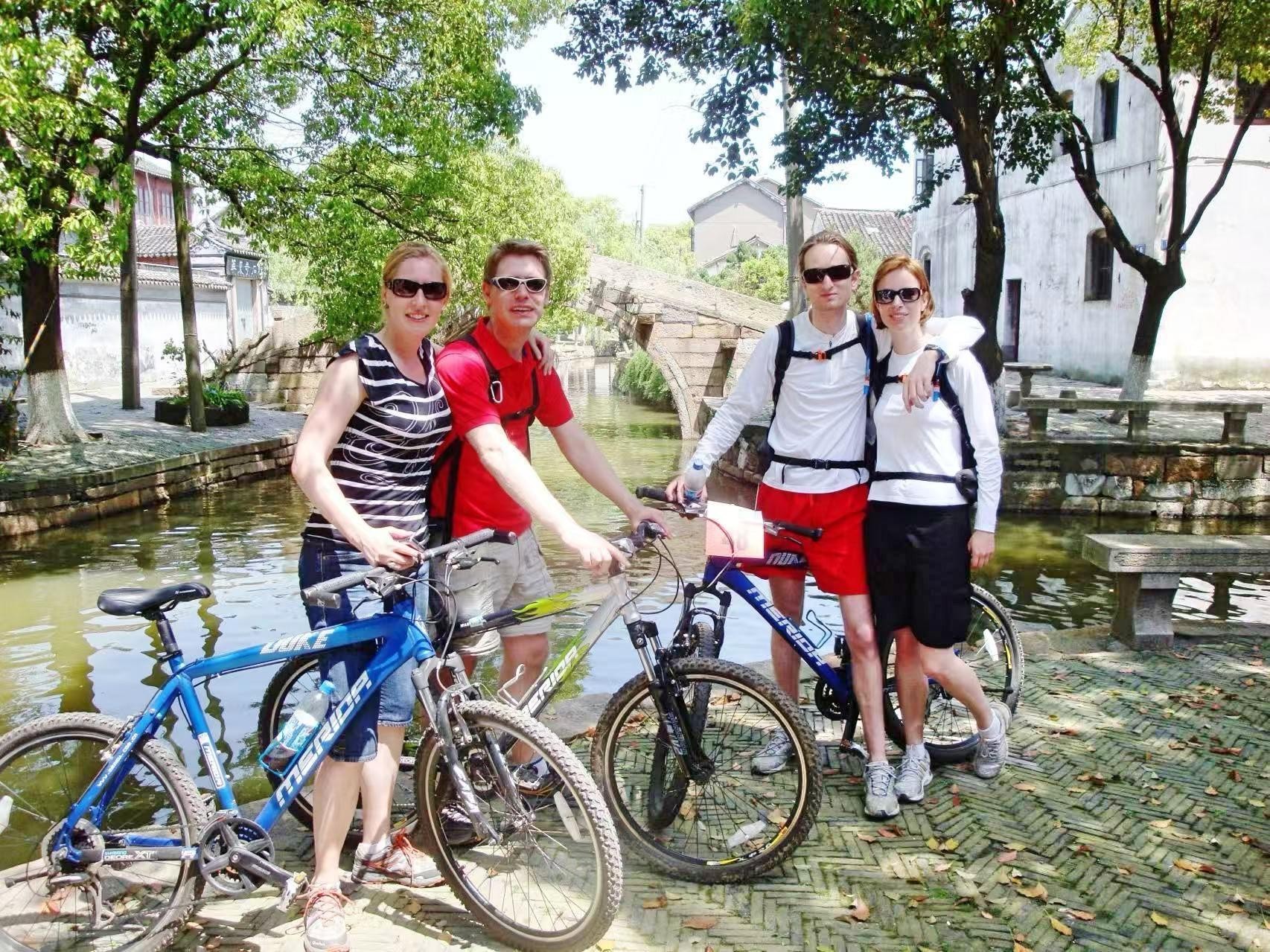 Zhujiajiao Water Town Cycling Escape& Boat Cruise