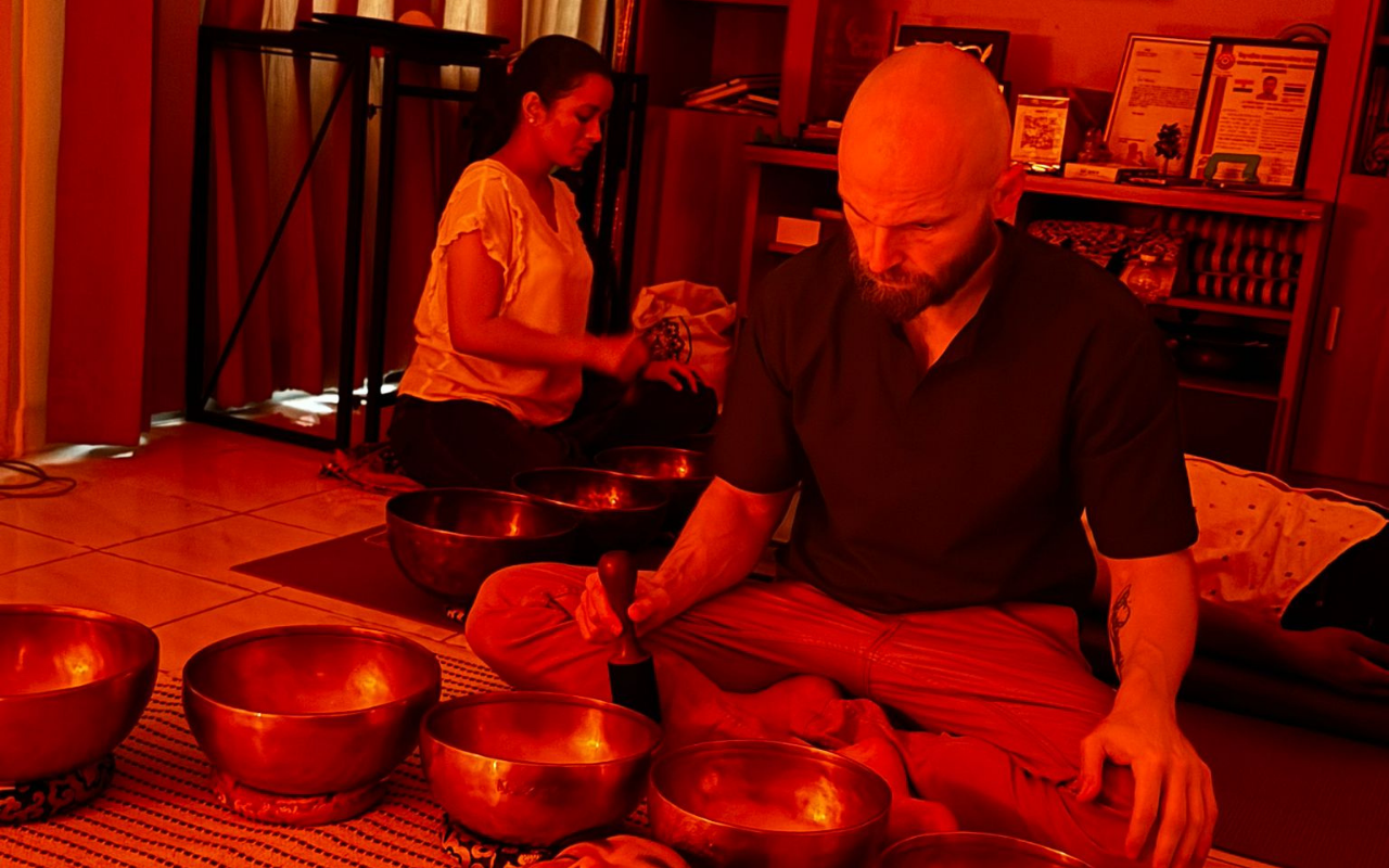 Pokhara: Sound Healing Session with Tibetan Singing Bowls 3