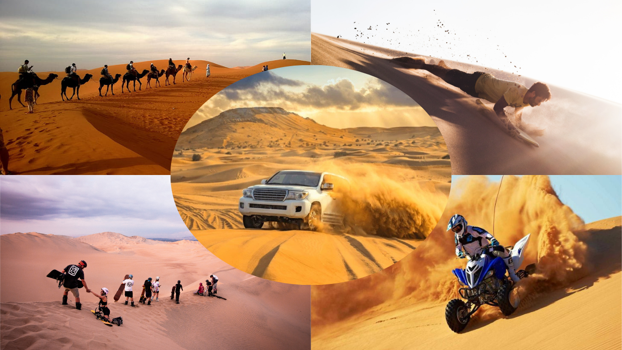 Qatar : Desert Safari, Falcon, Camel, ATV, Sandboarding