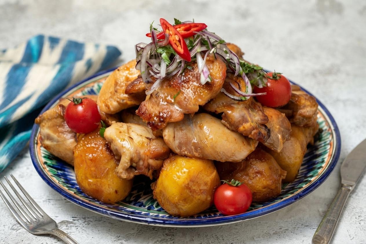 Bukhara: Traditional Chicken Kebab Cooking Class with Meal 3