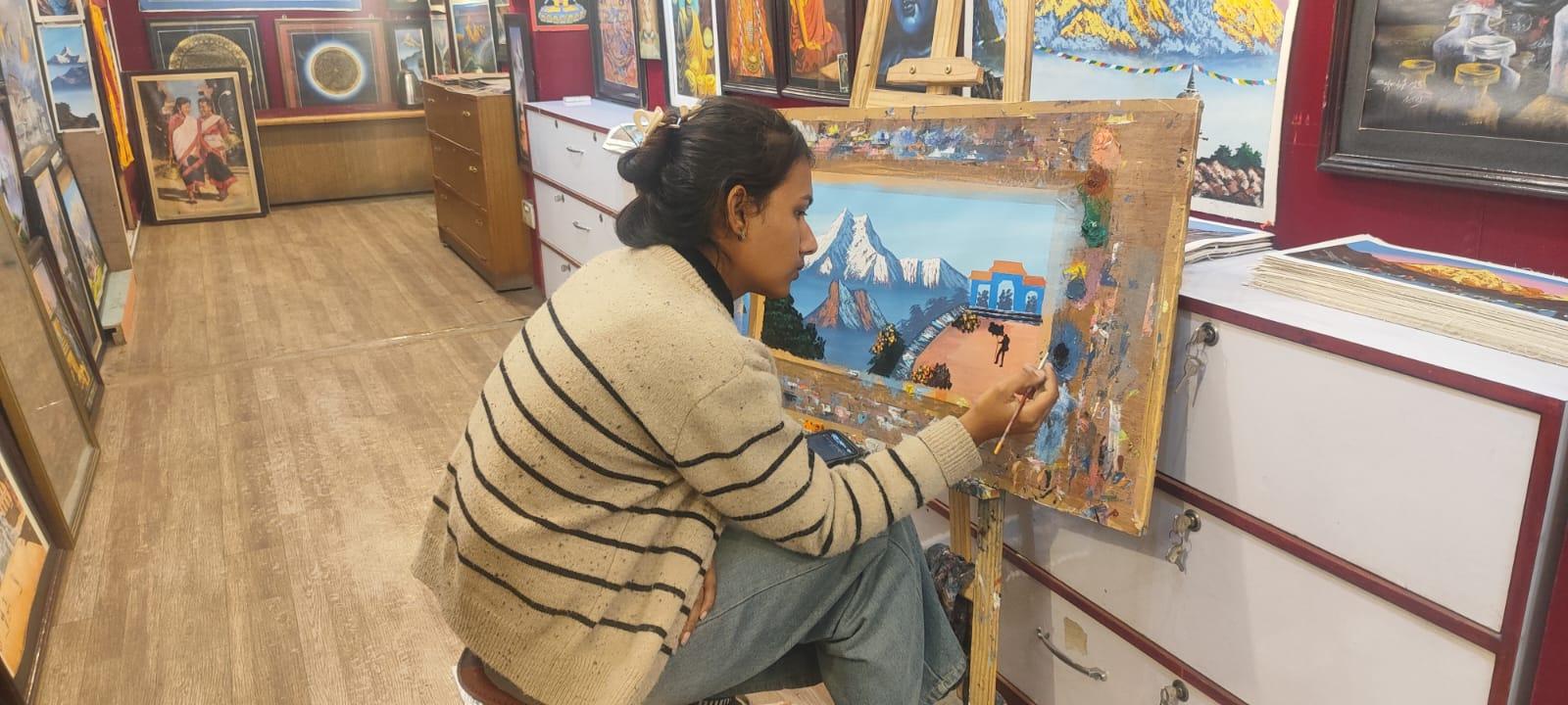 Kathmandu: Thangka Painting Workshop with Guide 2