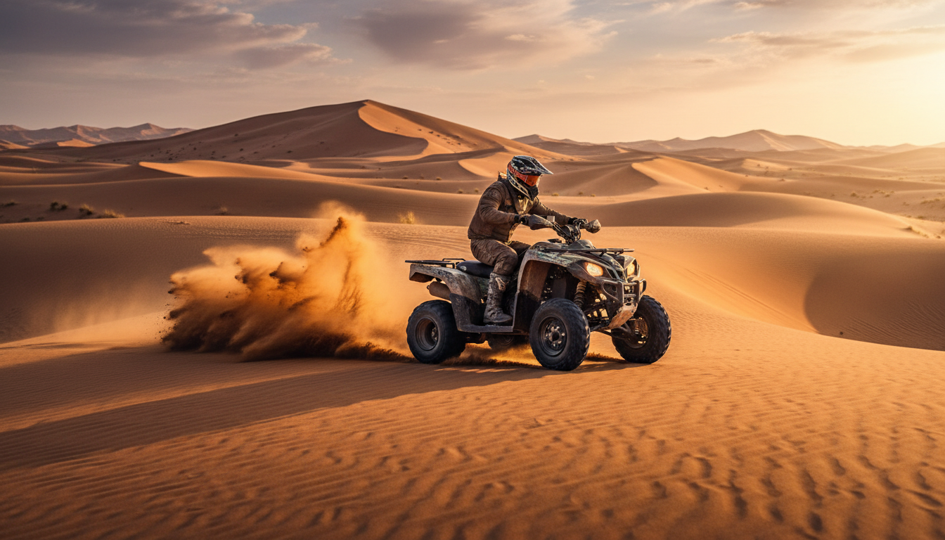 Dubai: VIP Desert Safari with Quad Bike, Camel Ride & Dinner 3