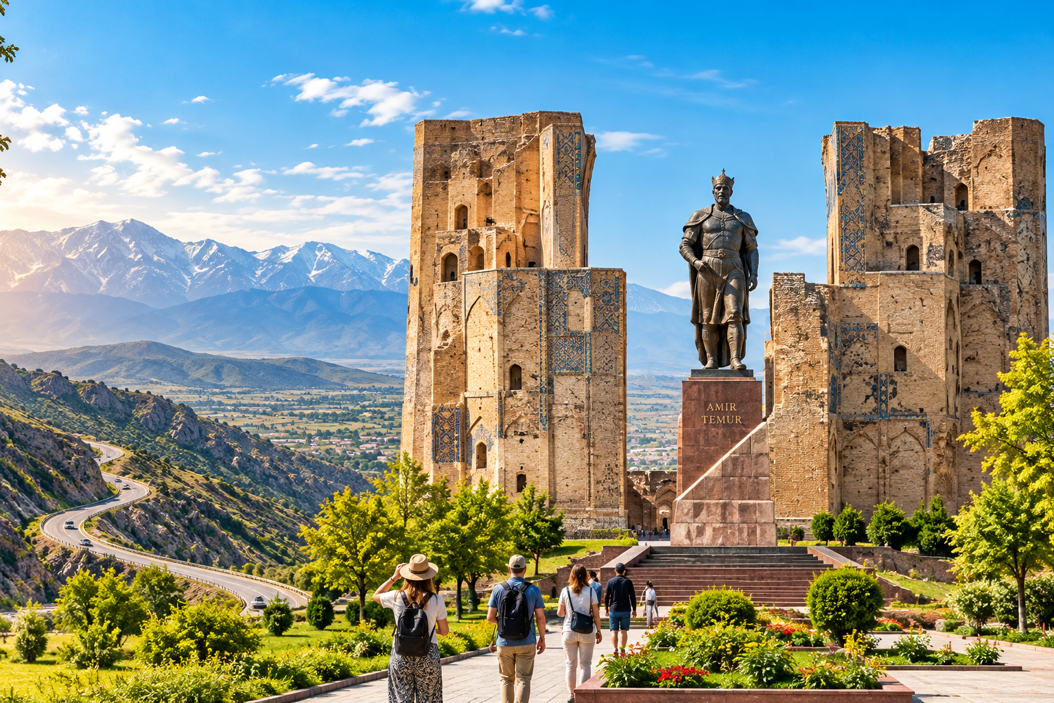 From Samarkand: Shahrisabz Day Trip via Mountain Pass
