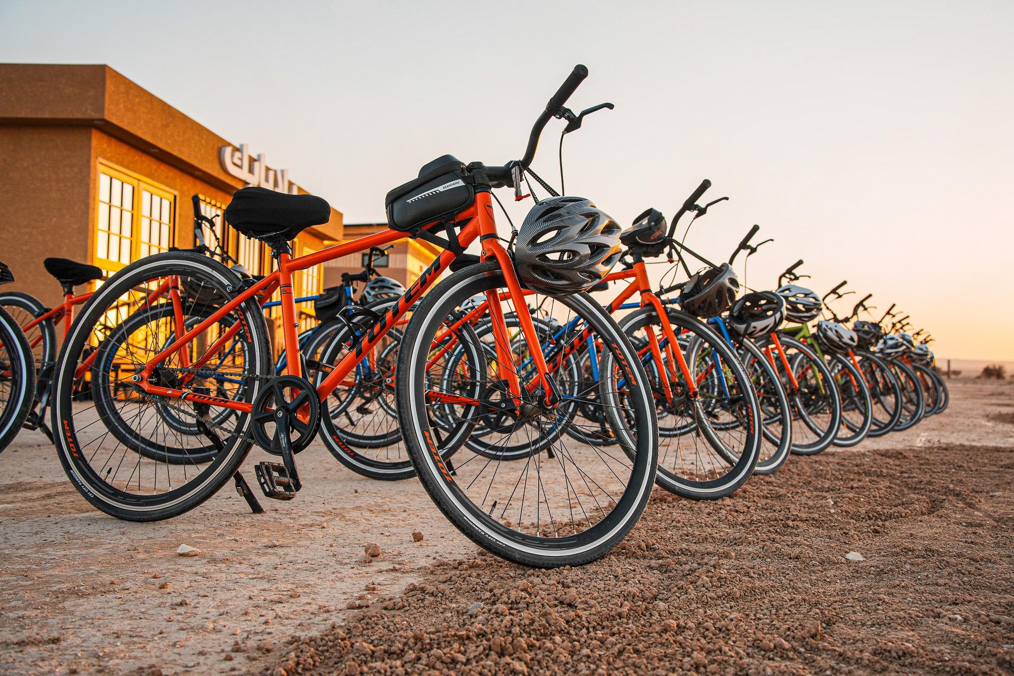 Biking in King Khalid Royal reserve 2