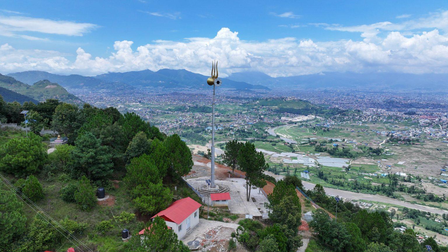 Kathmandu: Bansbari Heritage, Nepal Flag & Trishul Tour