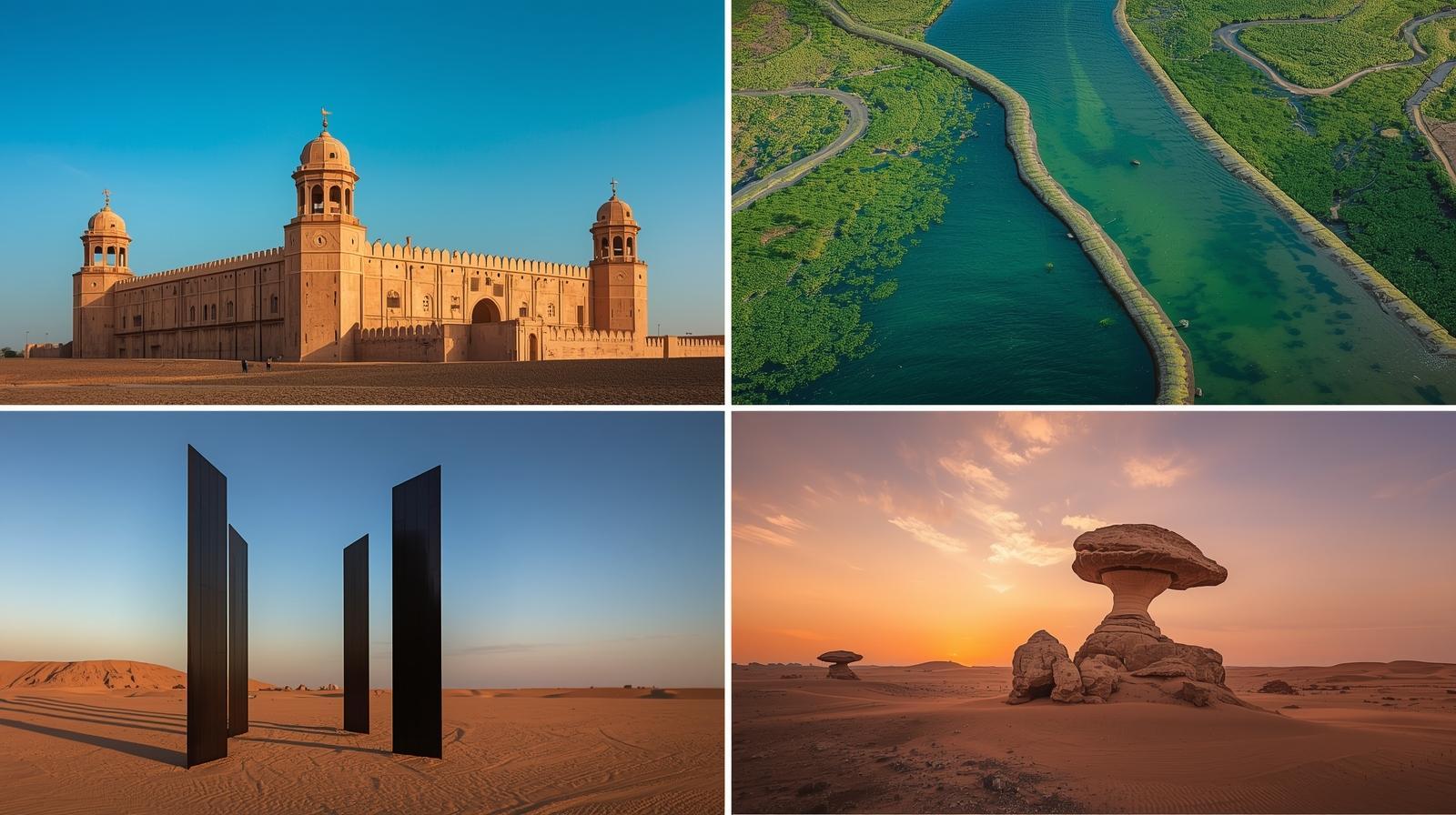 Doha: Full-Day North-West Heritage Trail Tour