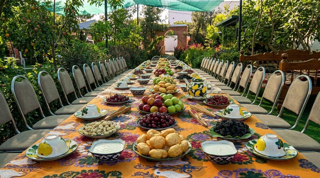 Samarkand Plov Cooking Masterclass in Tamerlane's Garden 3
