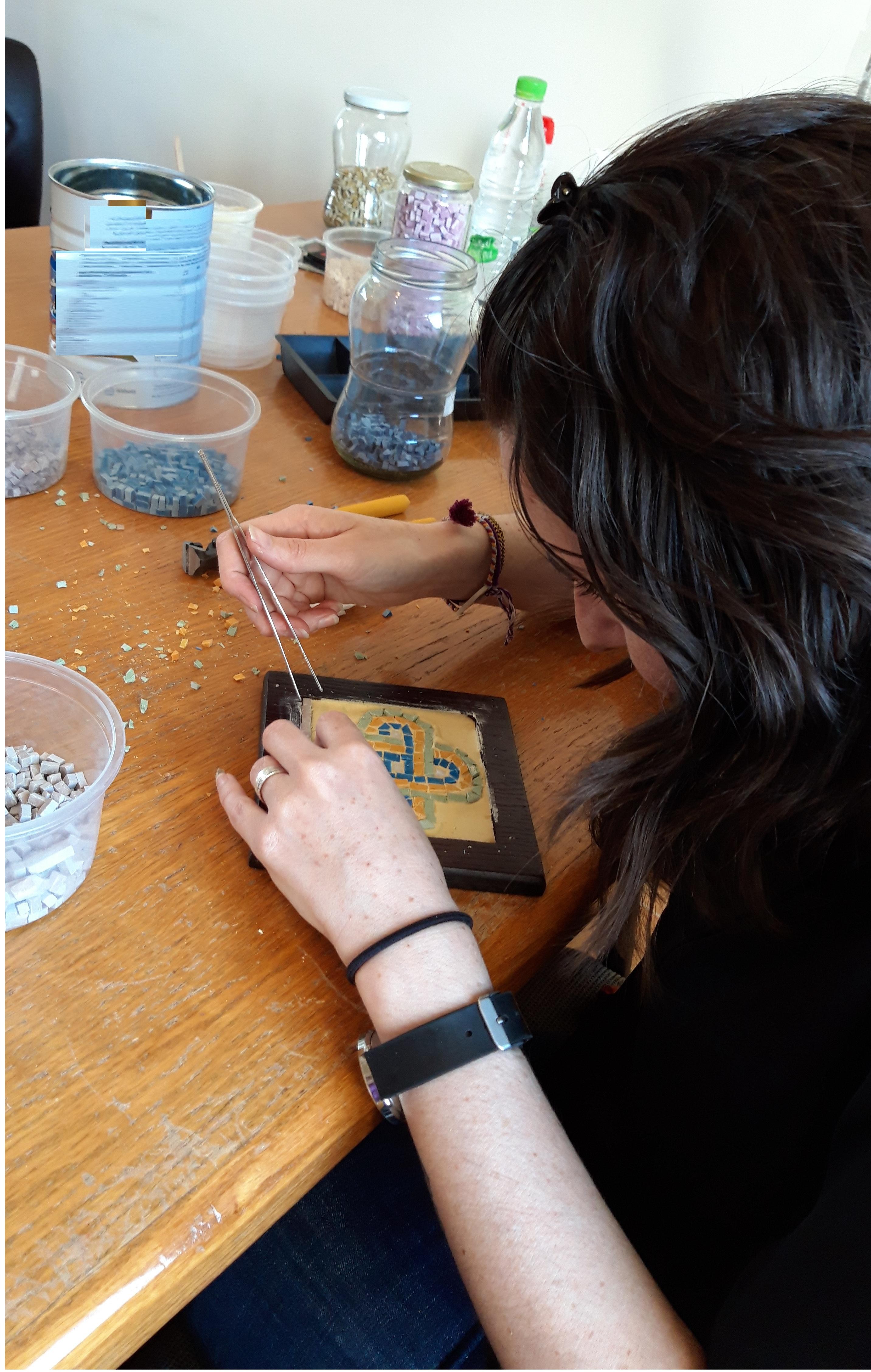 Amman: Mosaic Art Workshop with Coffee and Tea 2