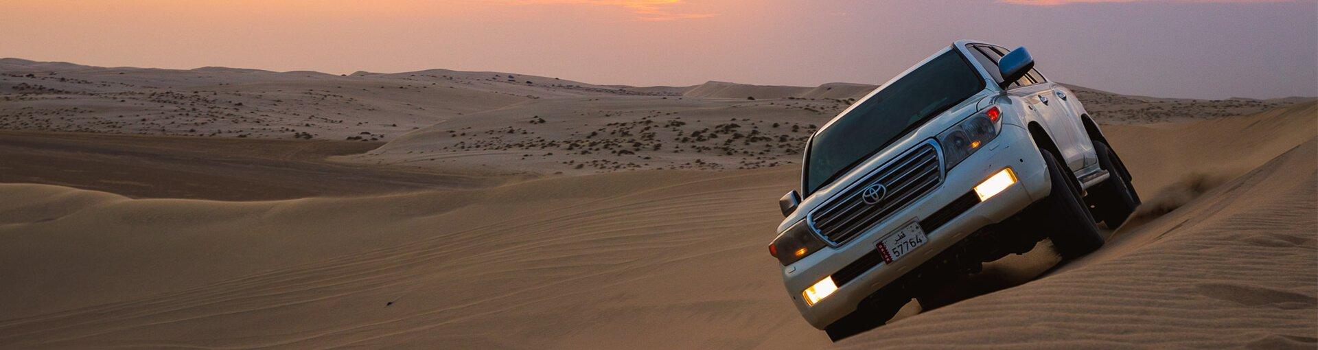Doha: Day-Night Desert Safari, Stargazing with Quad/ATV Bike 3