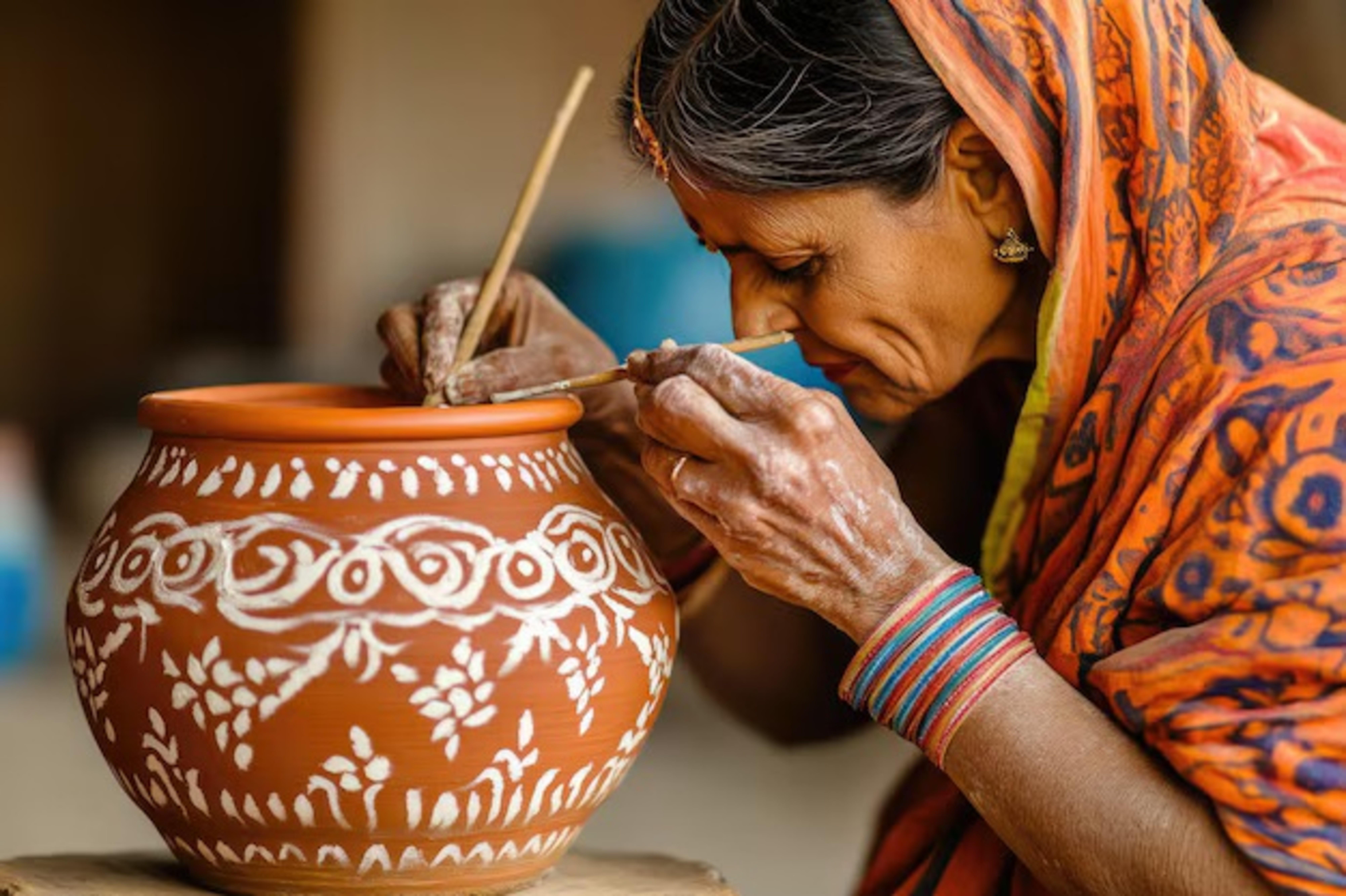 Pokhara: Local Artisans Tour with Craft Workshop & Tea