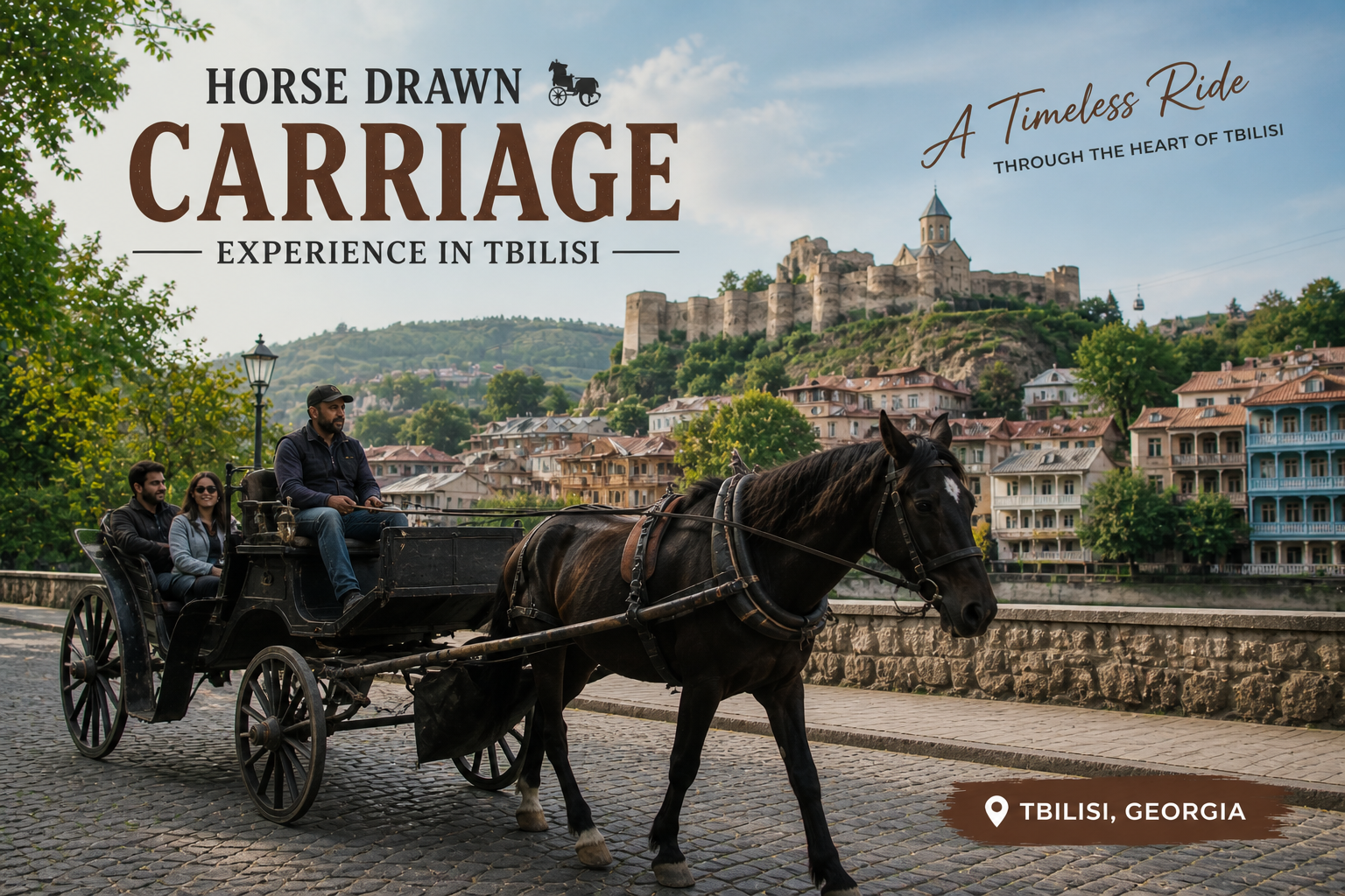 Tbilisi: Horse-Drawn Carriage Ride in Old Town