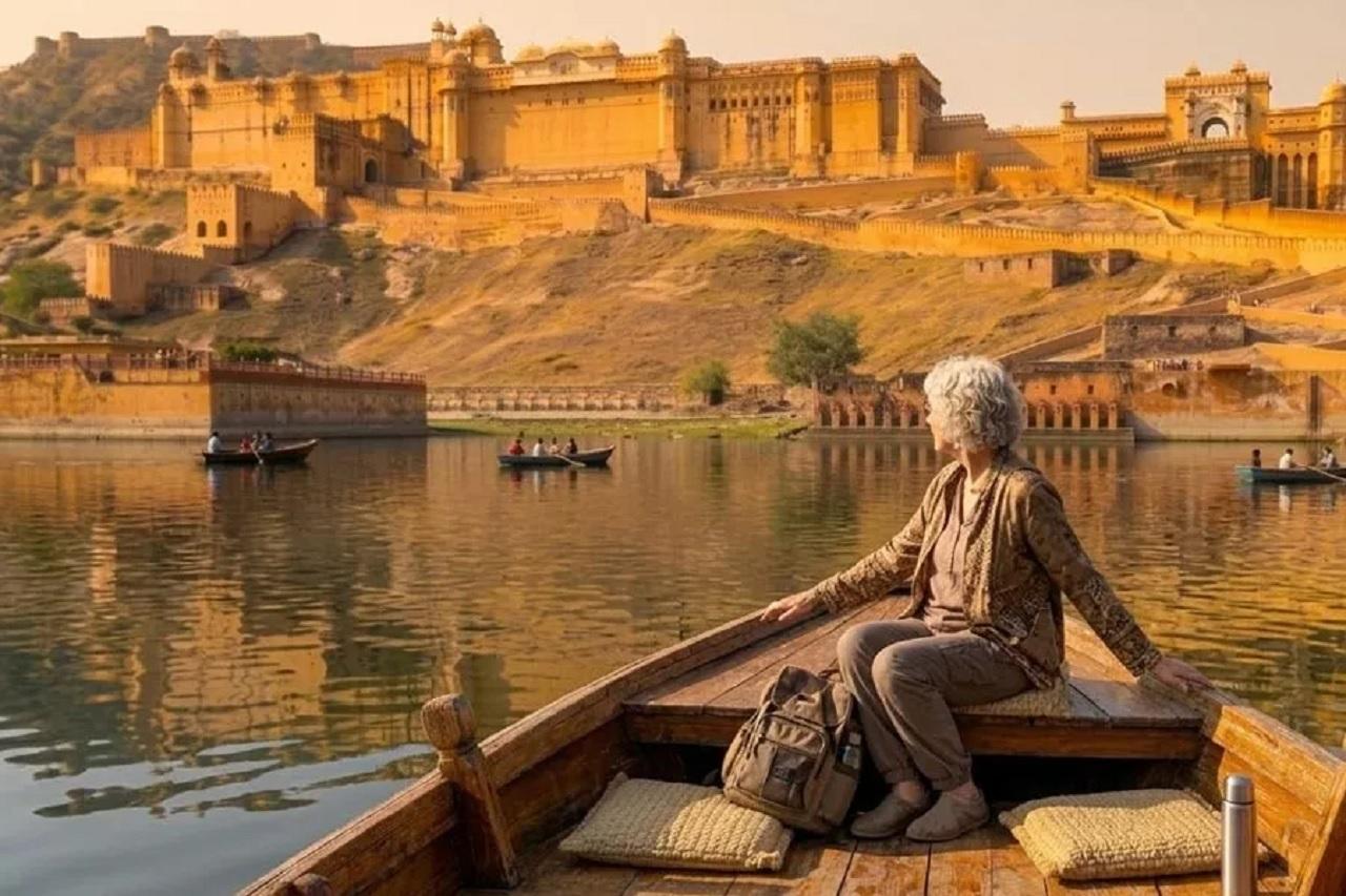Jaipur: Full Day Sightseeing Tour w/ Boat Ride on Maota Lake