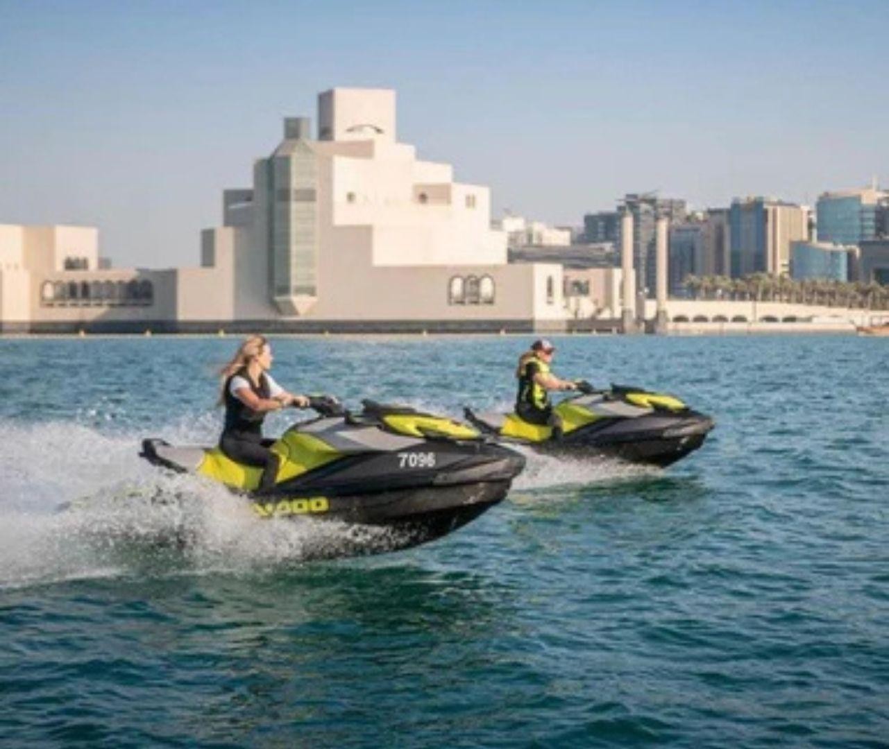 Qatar Guided Jet Ski with Local Guide, Drinks & Photo Stop 3