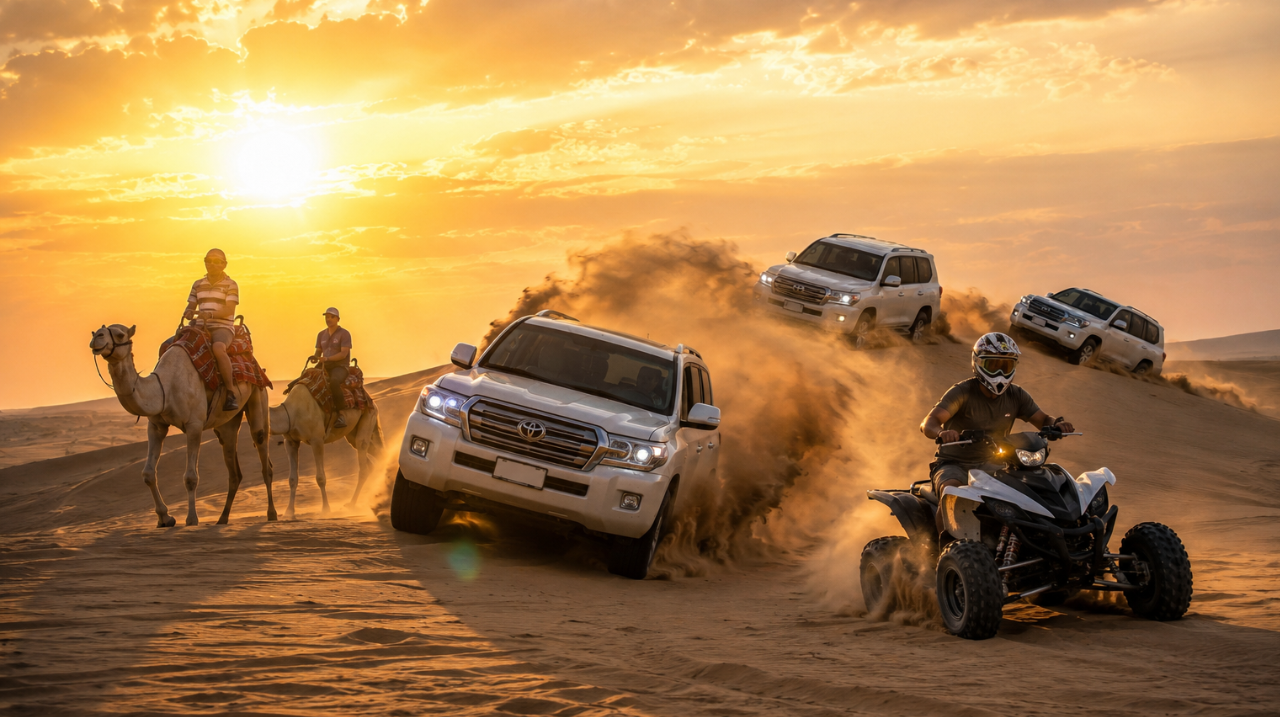 Doha Desert Adventure: Dune Bashing, Camel Ride & Quad Bike 3