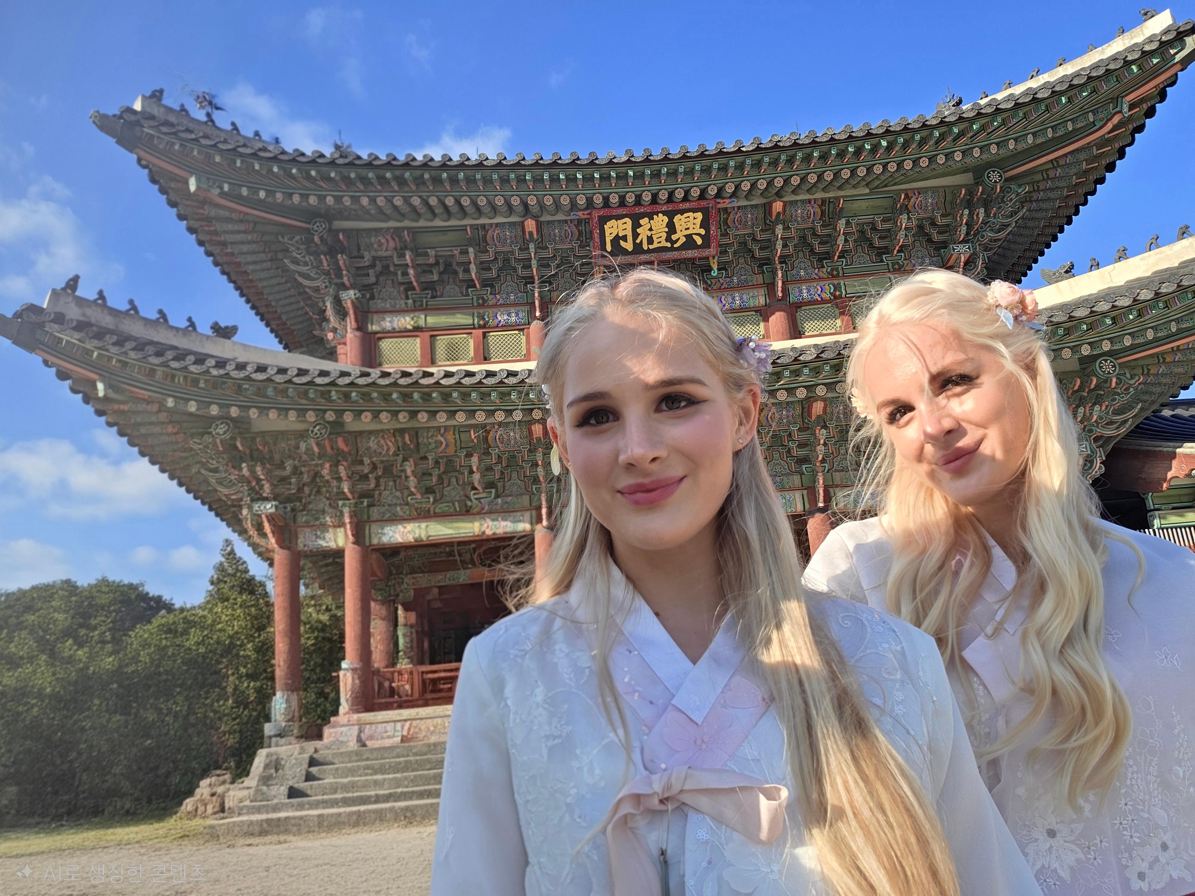 Seoul Private Palace Tour with Hanbok Elegantly 2