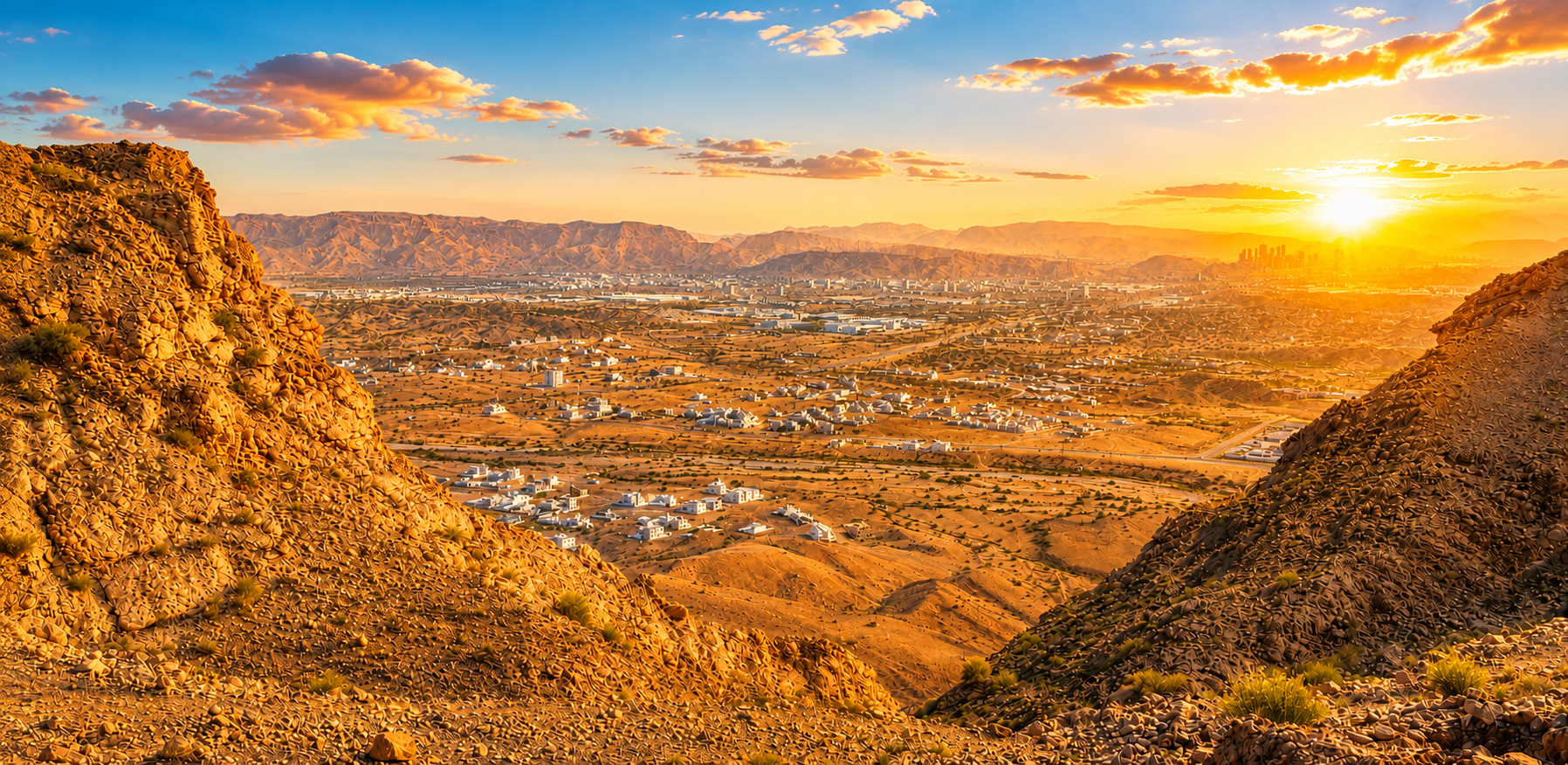 Muscat: Jebel Khoneh Sunset Tour with Transfers
