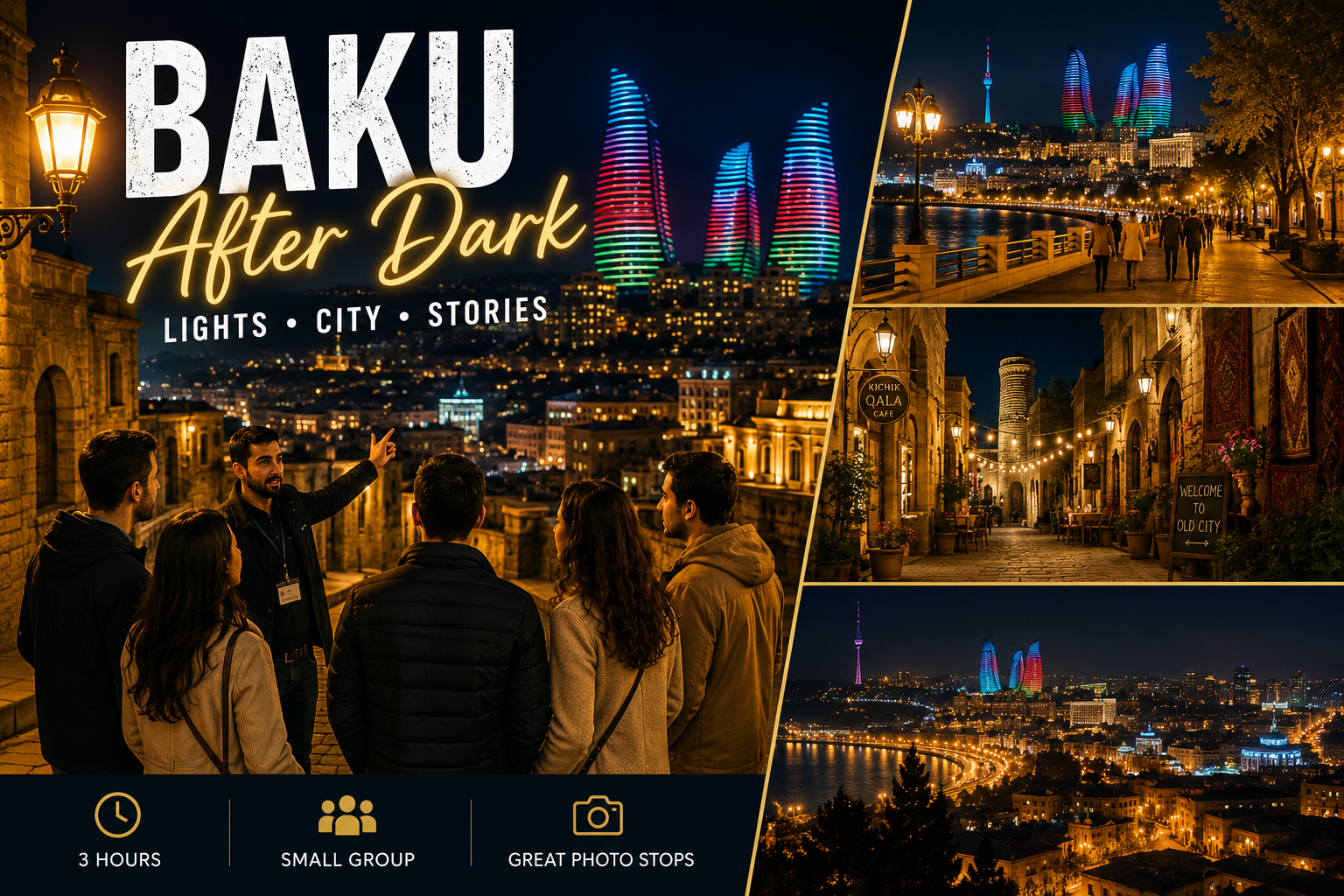 Baku: Guided Night Tour