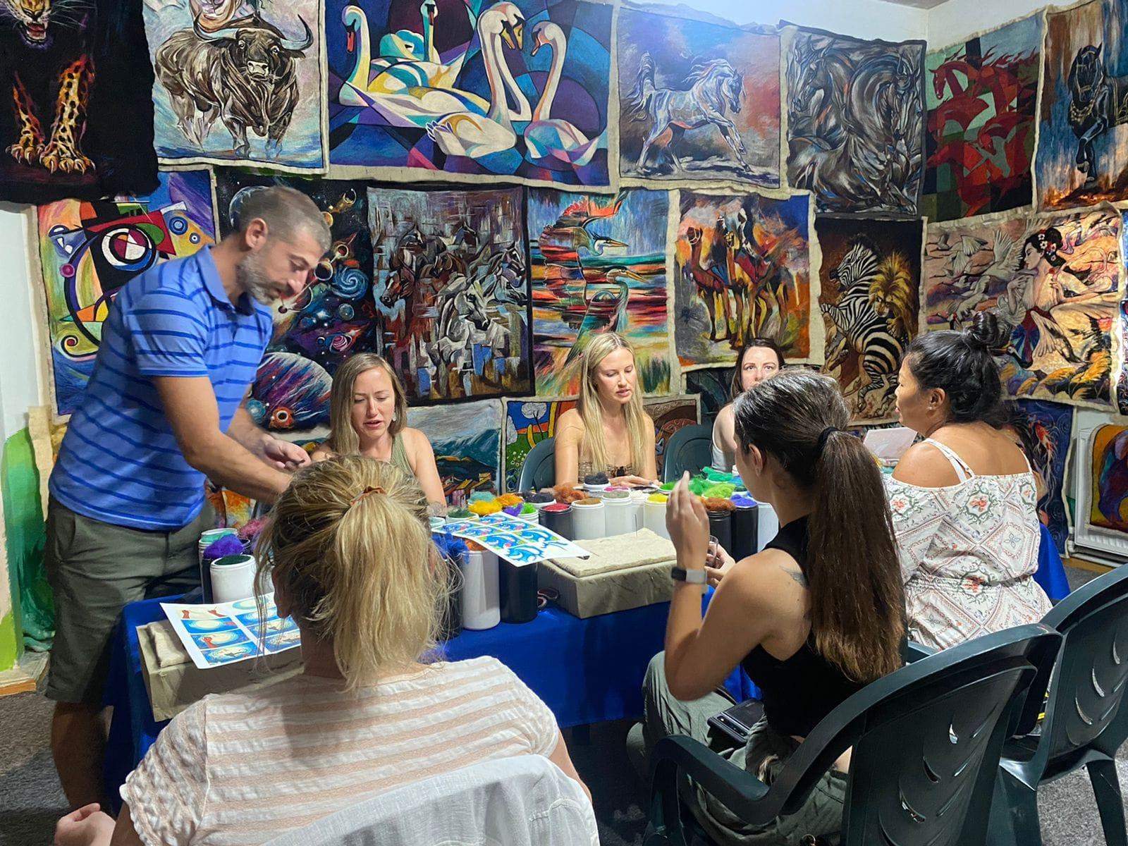 Tbilisi: Felting Art & Wool Craft at Local Workshop 2