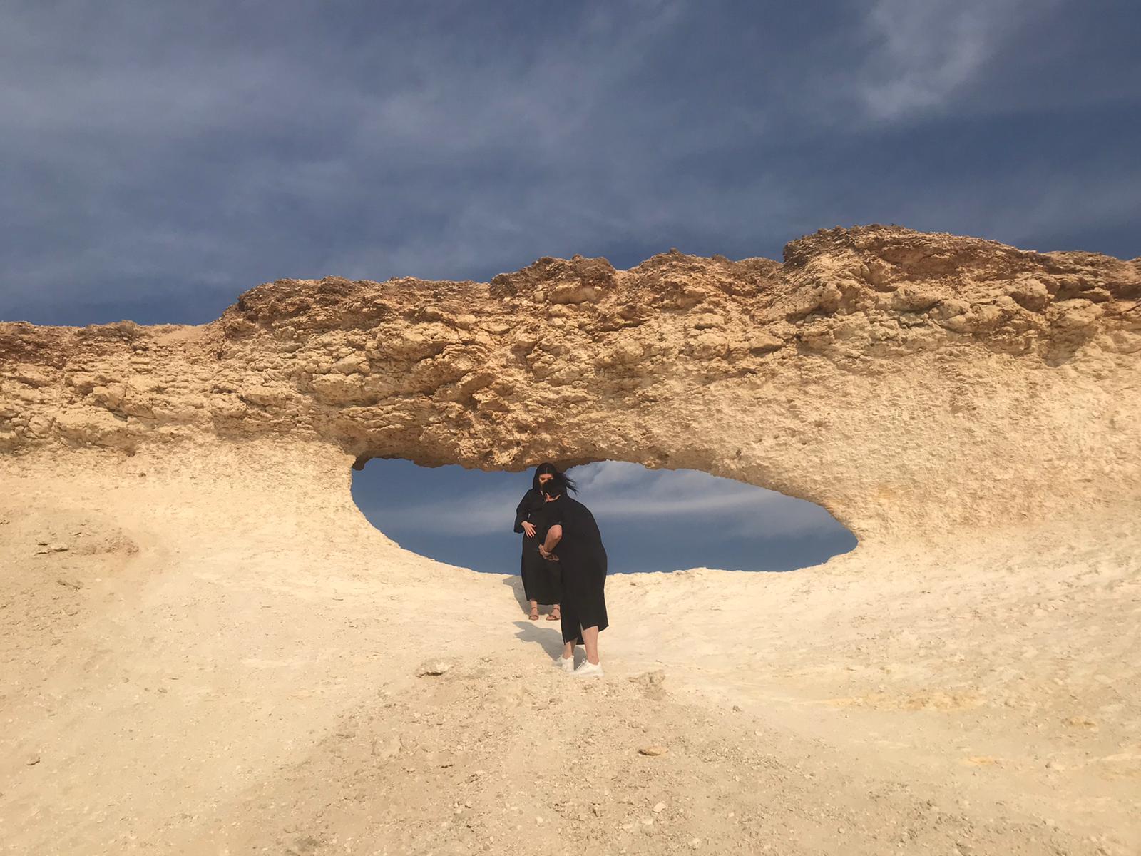 From Doha: Richard Serra, Zekreet Desert, Mushroom Rock Tour 2