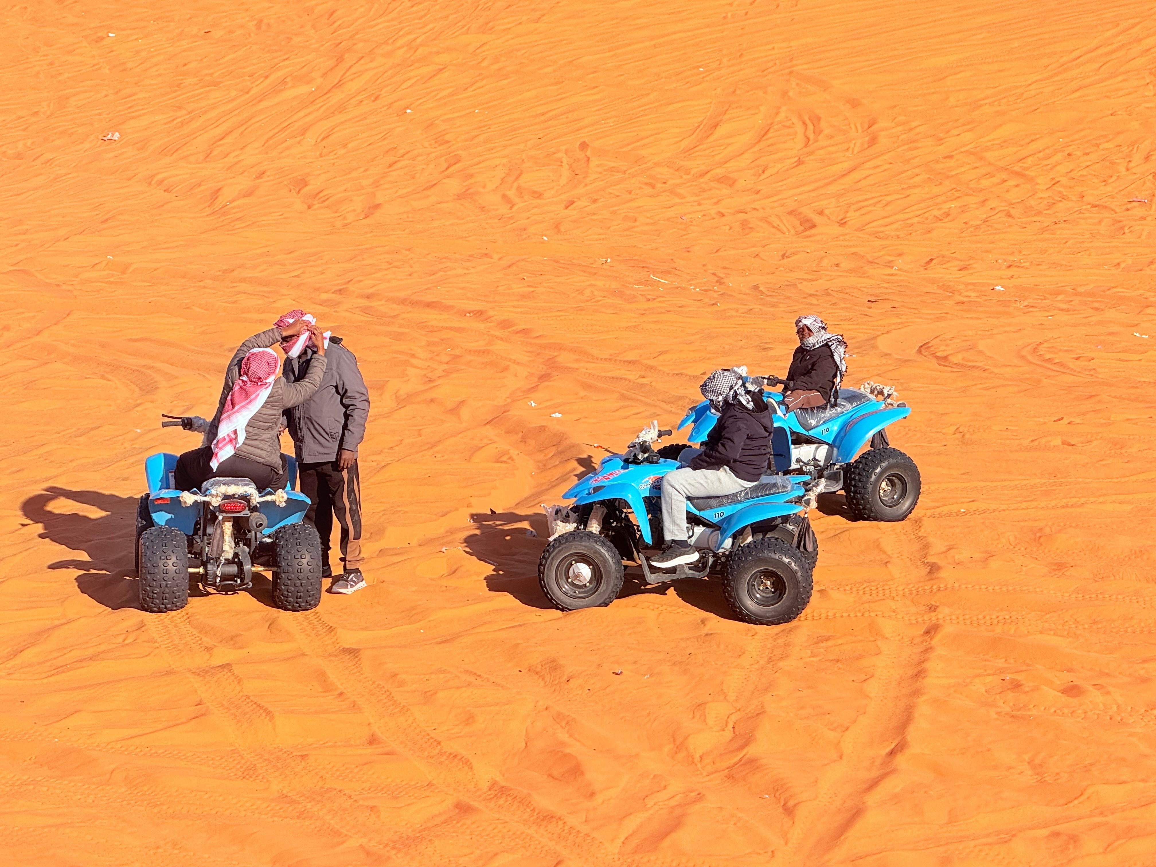Riyadh: Red Sand Desert walk Tour With Quad Bike 2