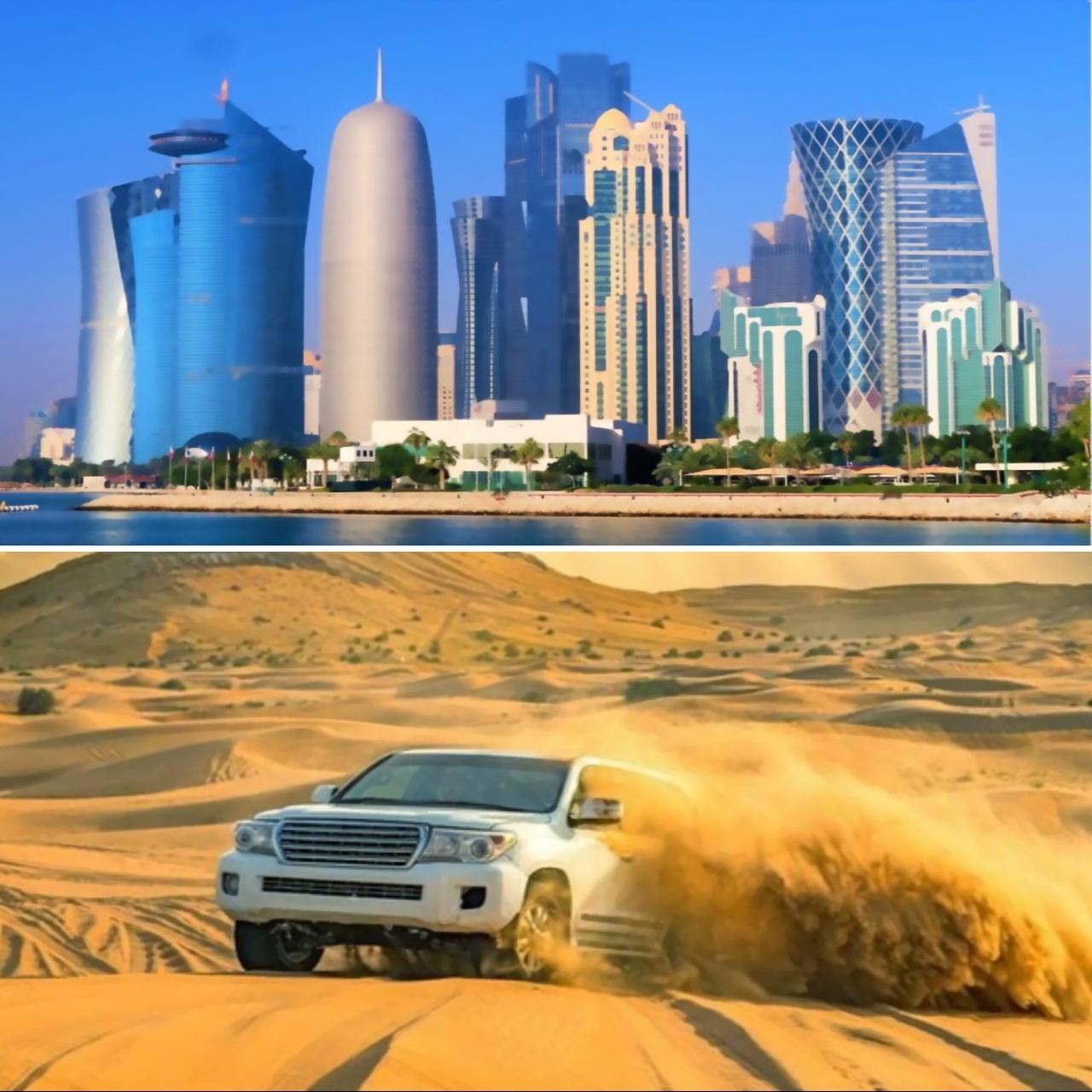 Doha: Full-Day Shore Excursion, City Tour & Desert Safari