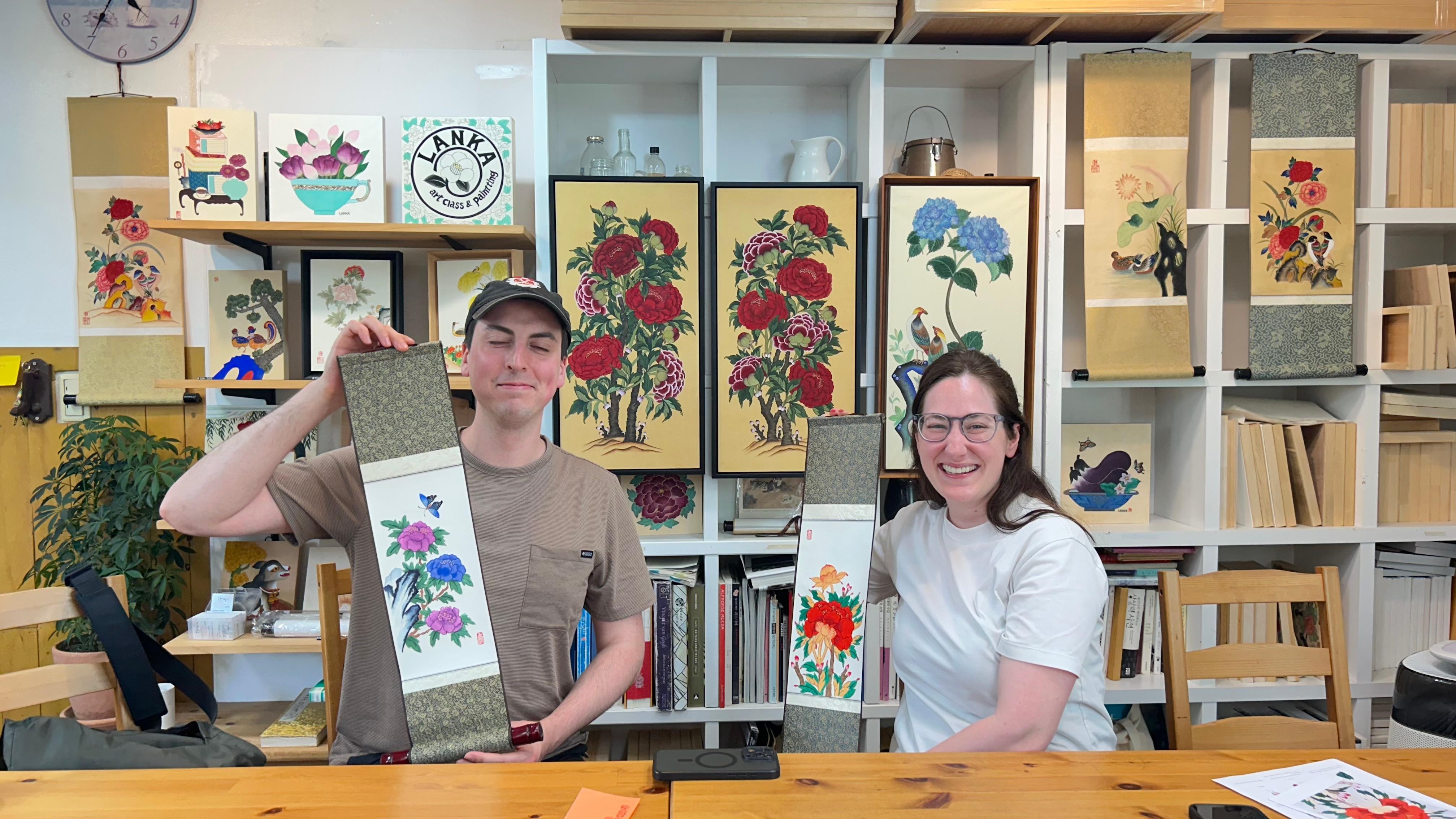 Seoul: Korean Folk Painting Workshop with Local Artist