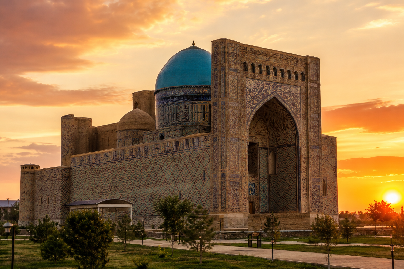 From Shymkent: 2-Day Private Turkistan Tour for Up to Two