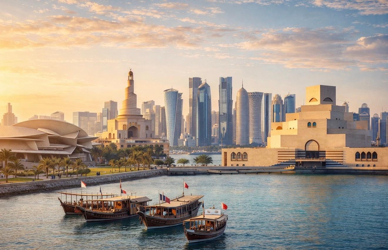 Doha: Traditional Wooden Dhow Cruise with Dinner /Arabic Tea 3
