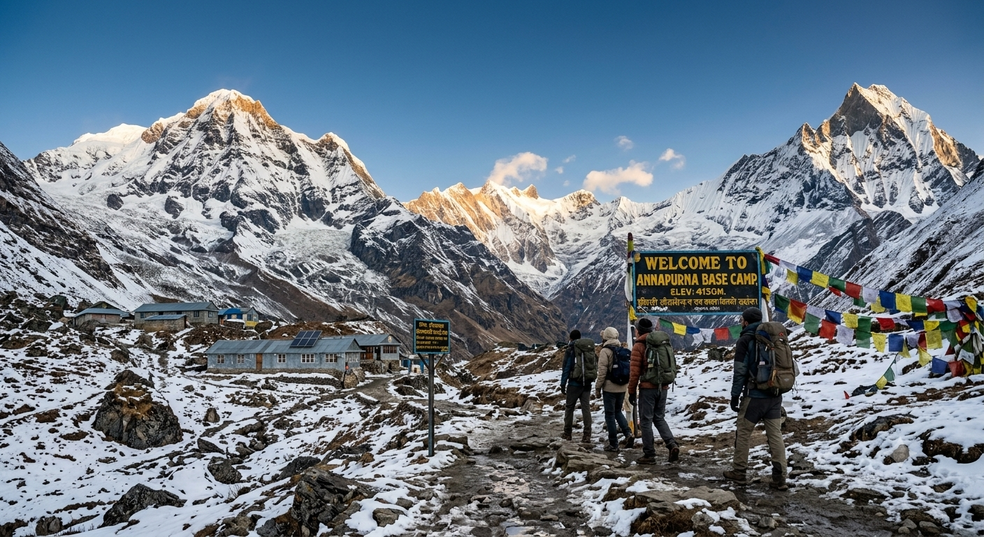 Pokhara: 5-Day Annapurna Base Camp Trek with Lady Guide