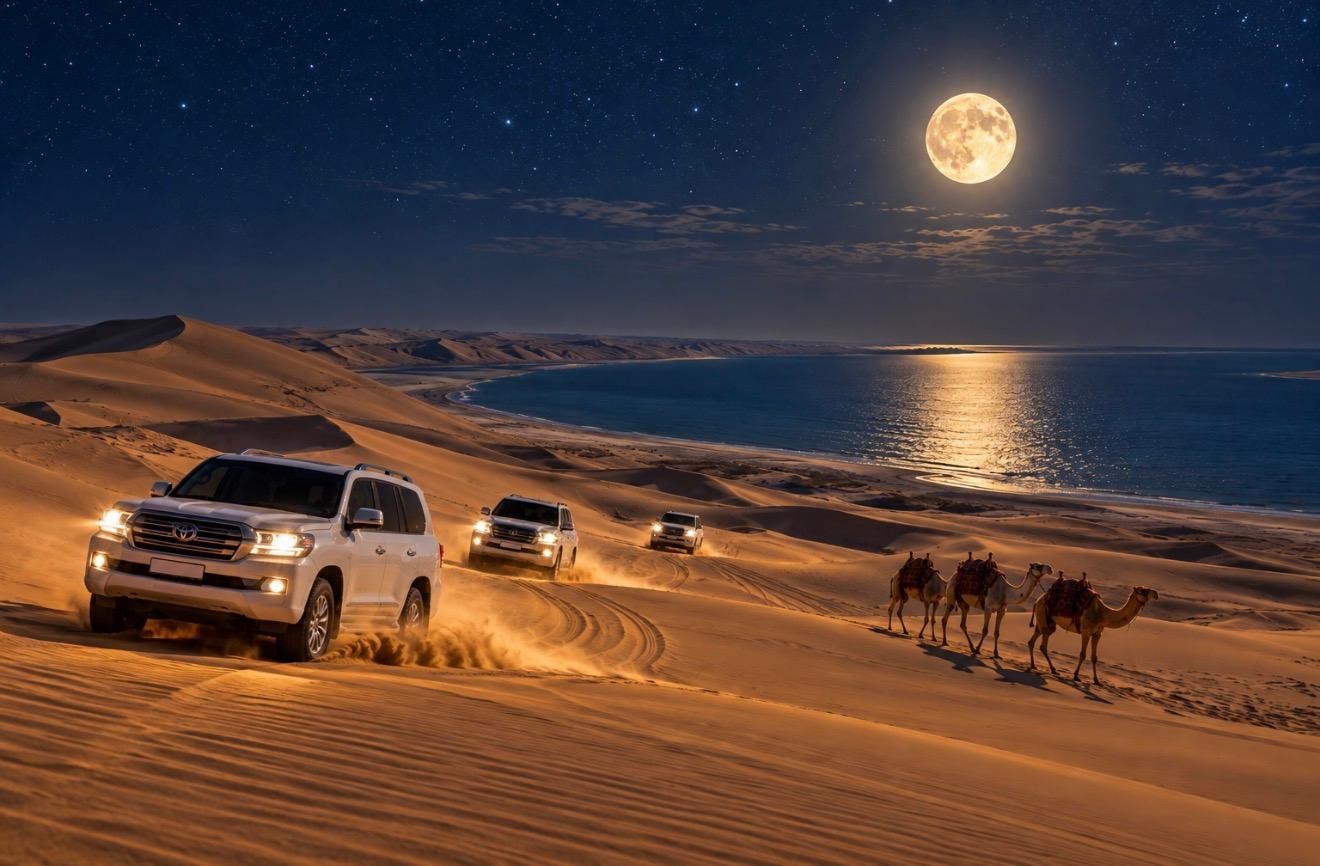 Doha: Night Safari with Dune Bashing & Clear-Sky Stargazing