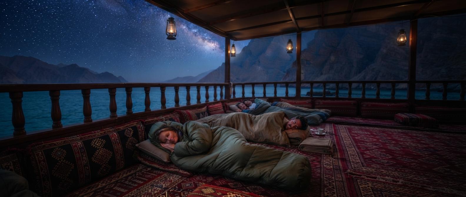 Musandam/Khasab: Overnight Dhow Cruise with Camping and BBQ 2
