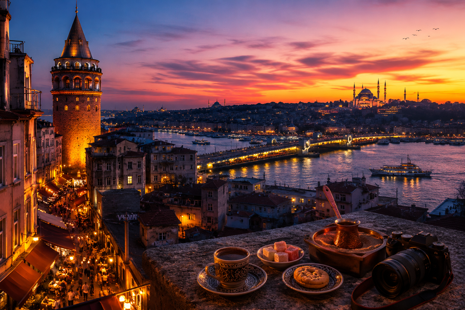 Istanbul: Night Instagram Photo Tour Walk with Local Guide