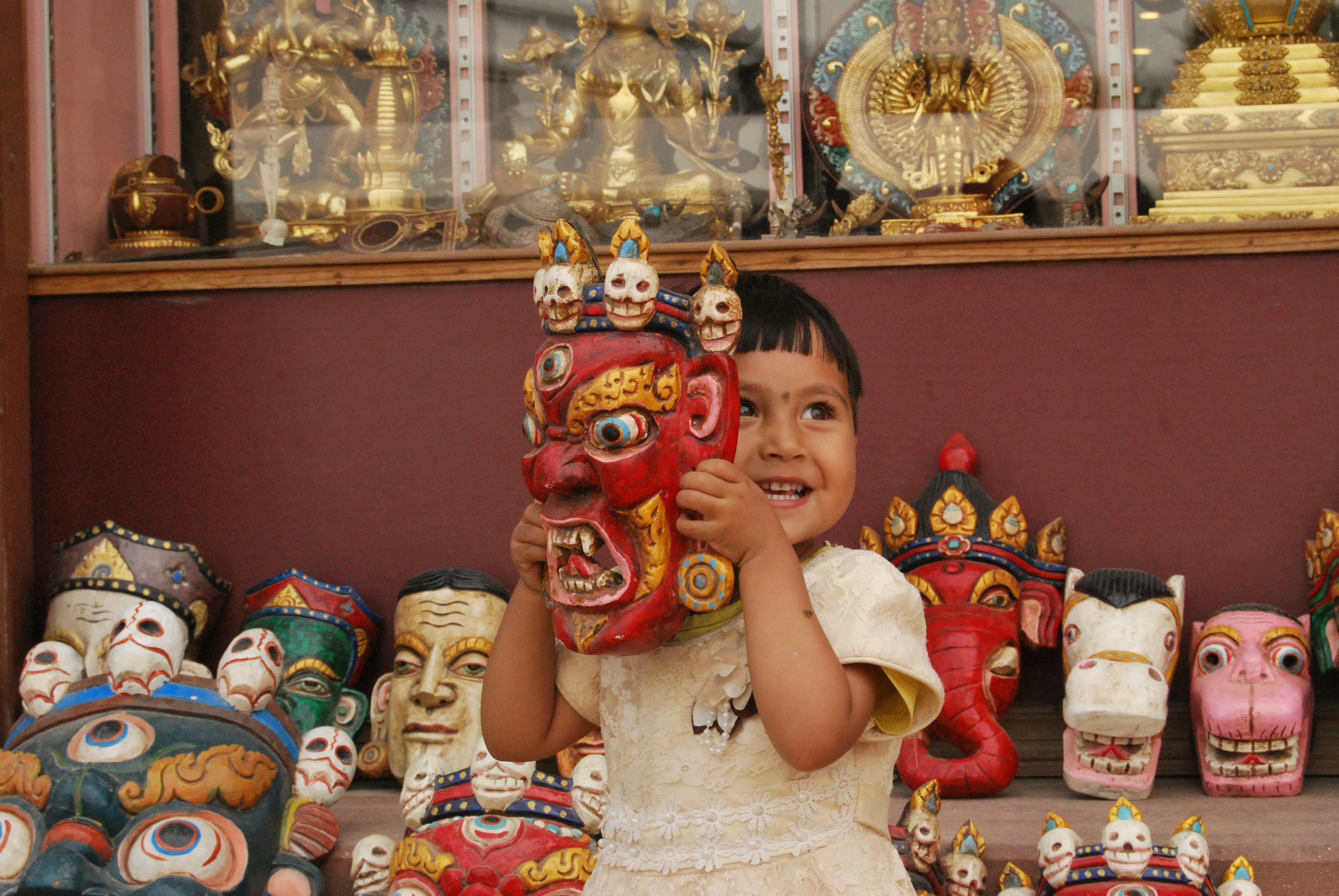 Kathmandu: Food, Drink and Shopping Rickshaw Tour 3