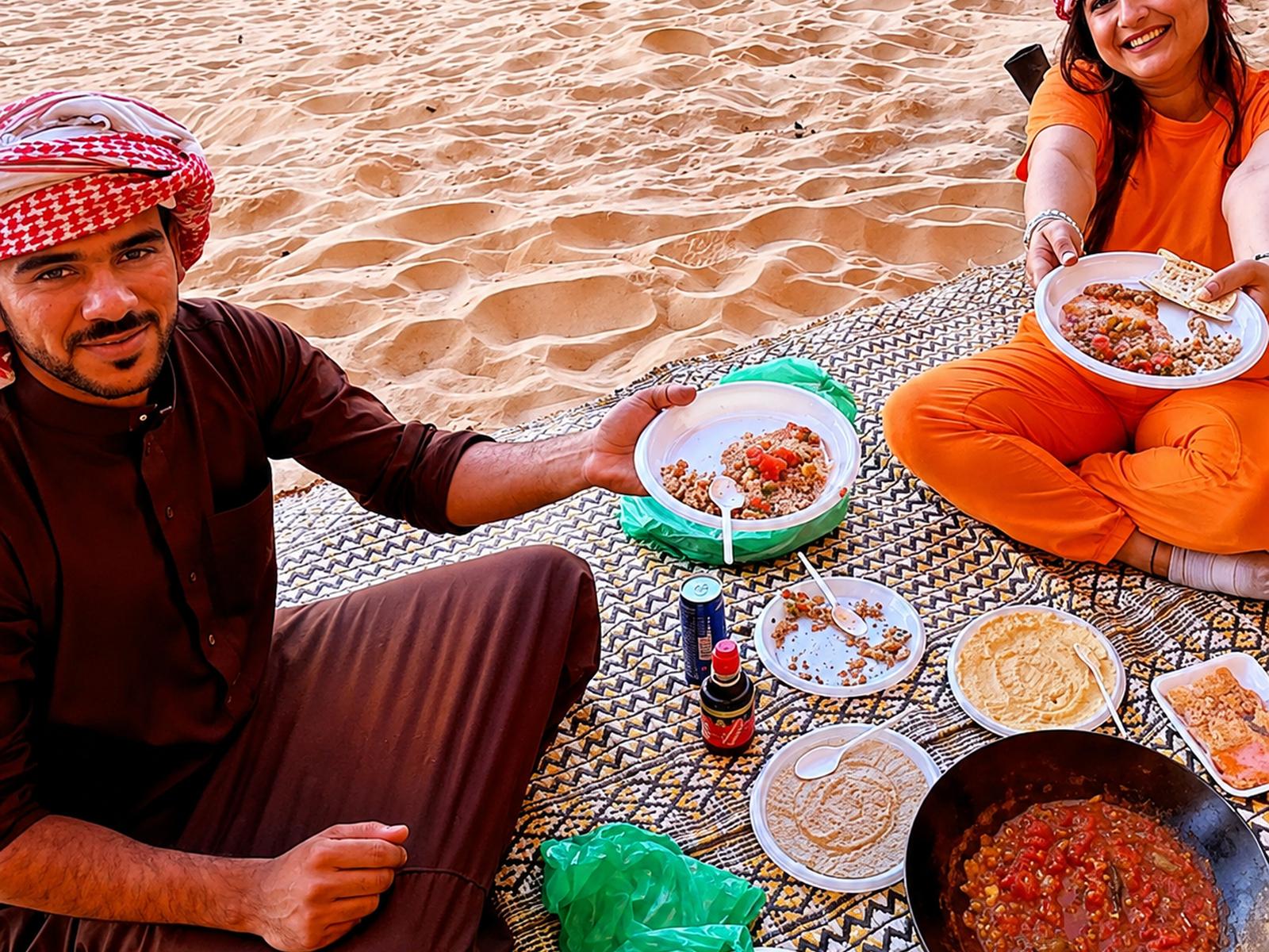 4-Day Guided Desert Trek & Overnight Wild Camping I Wadi Rum 3