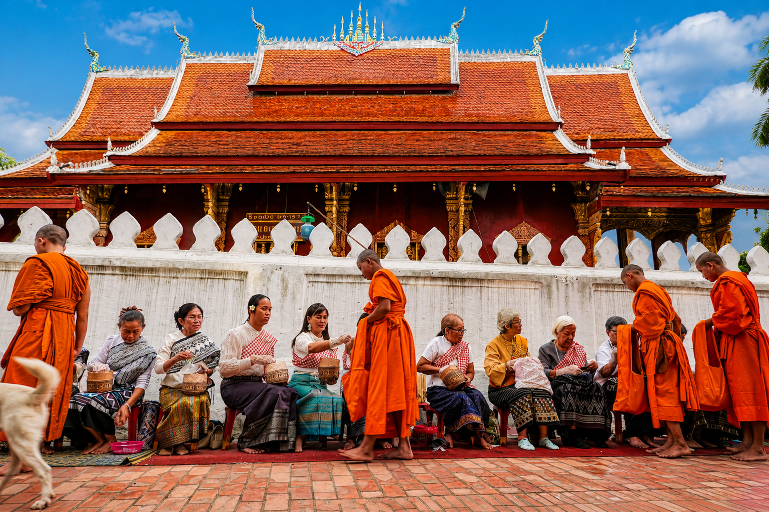 Luang Prabang: Alms Giving Ceremony & Morning Market Tour