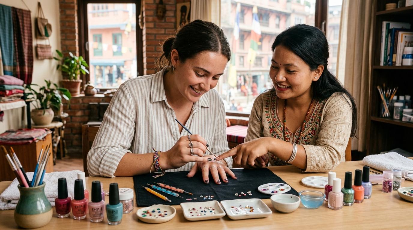 Kathmandu: Creative Nail Art Workshop with Local Artist 2